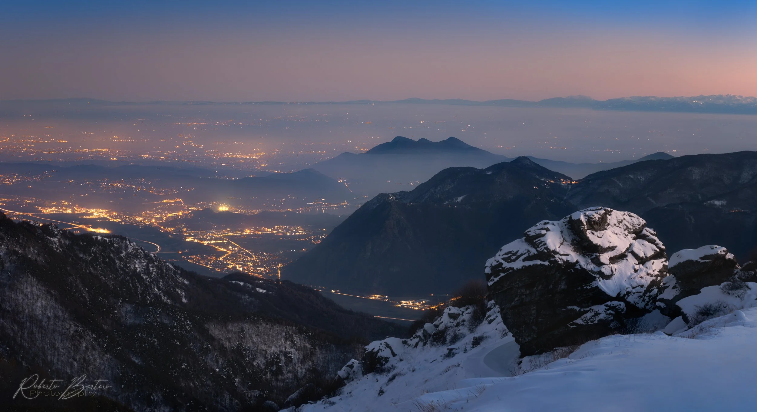 Above Turin by Night 
