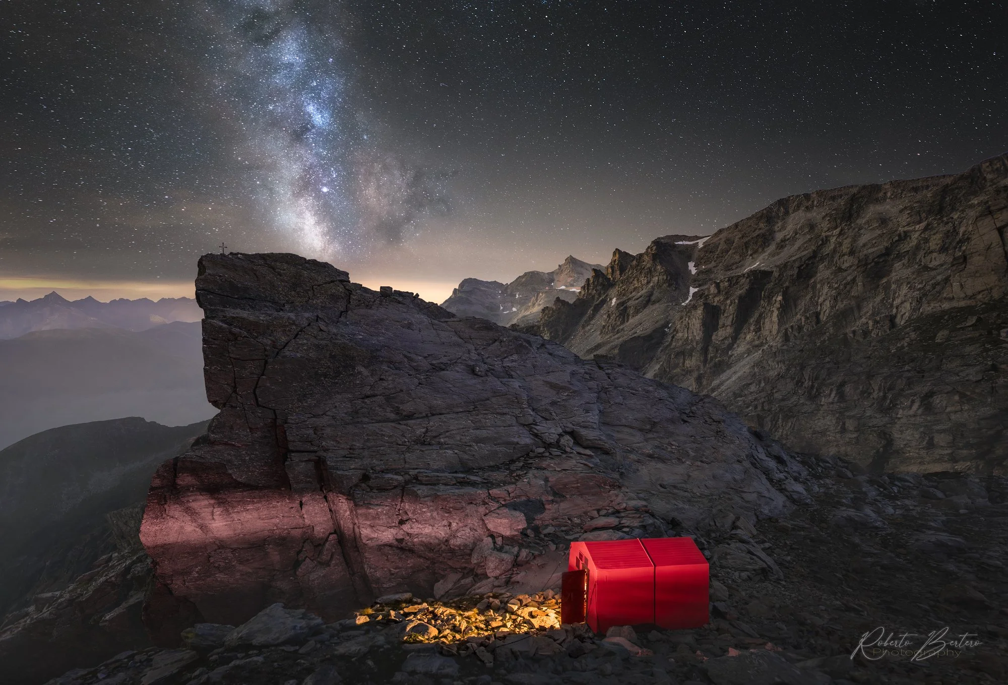 Bivouac Blais by Night