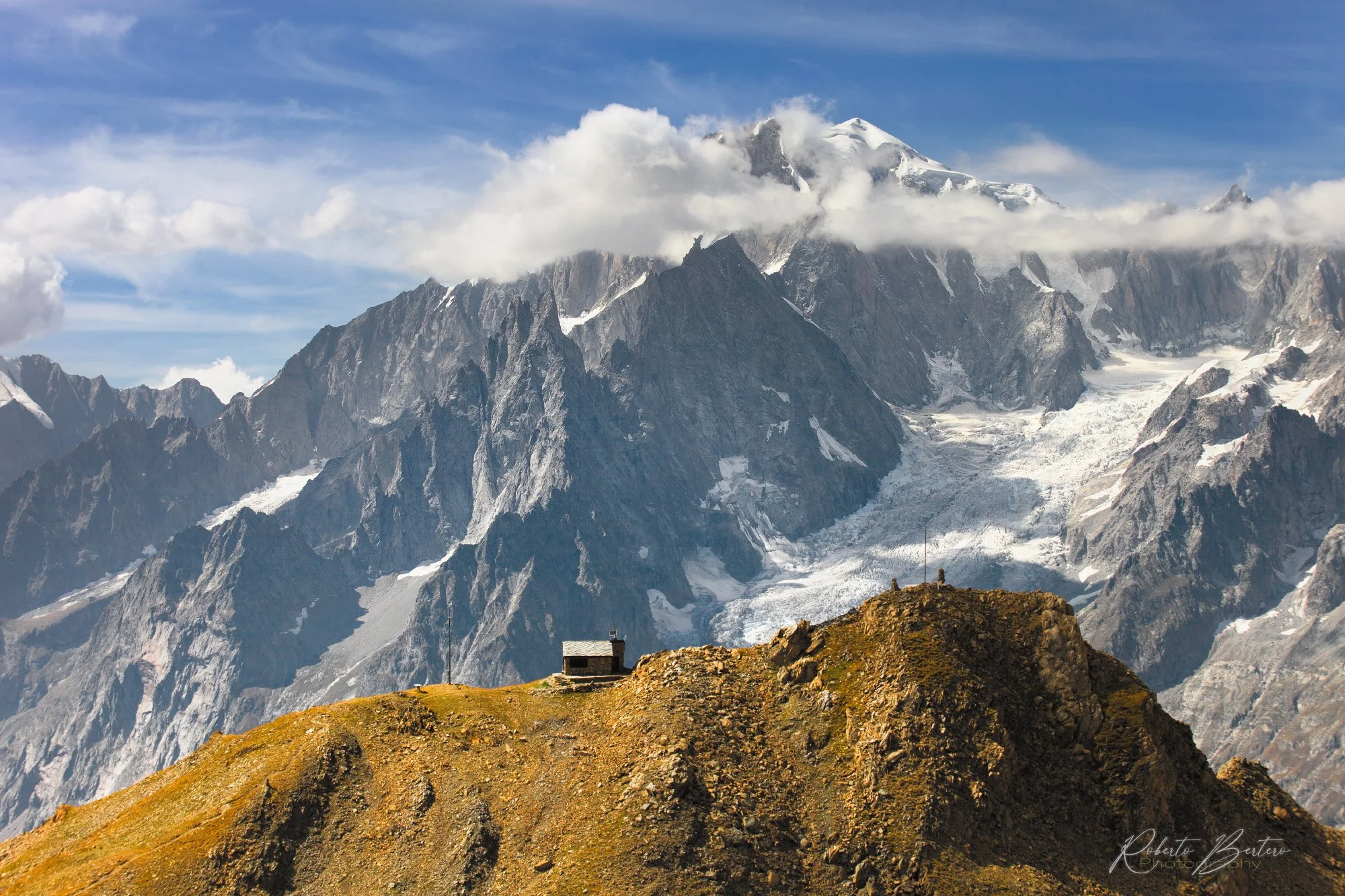 View toward Mont Blanc