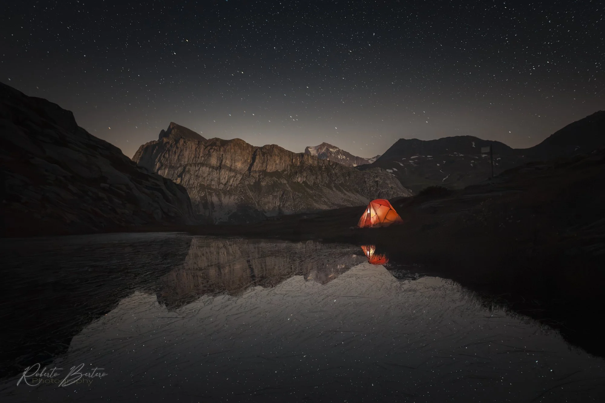 Night by the Lake