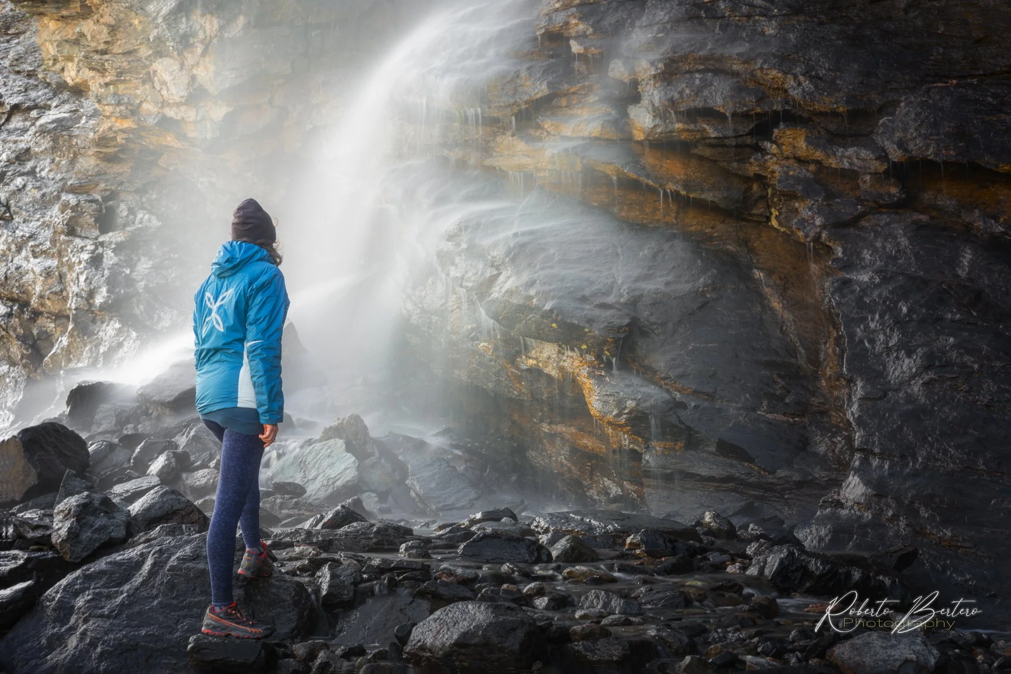 Alpine Waterfall