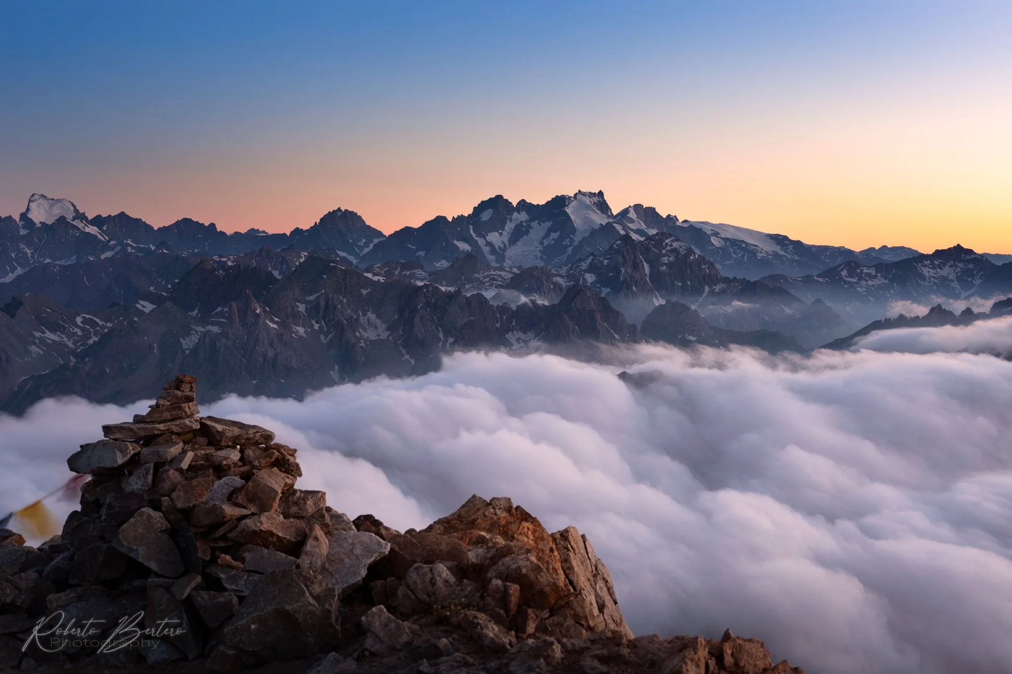 Écrins Above the Clouds