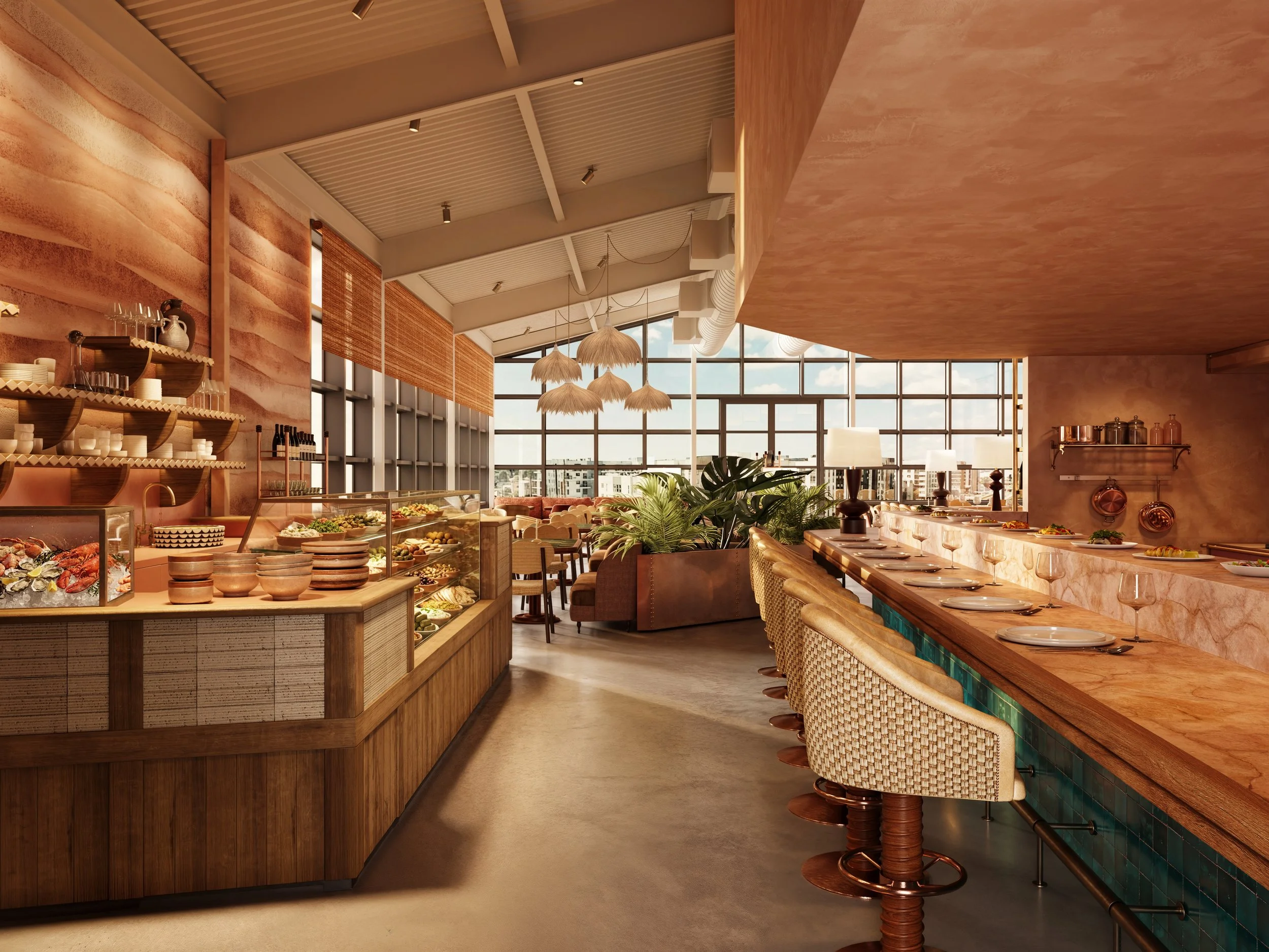Restaurant in progress [ Rendering ] - Los Angeles
©Nicemakers