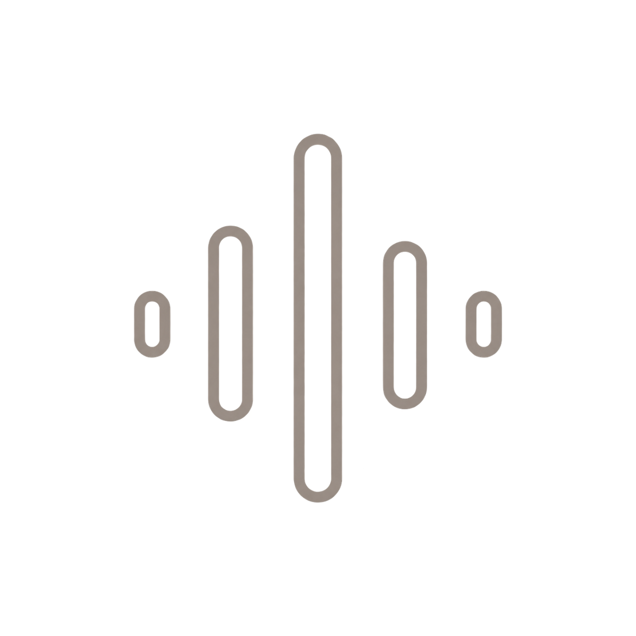 Lineal-Soundwellen-Illustration, die Schallwellenbewegung darstellt.