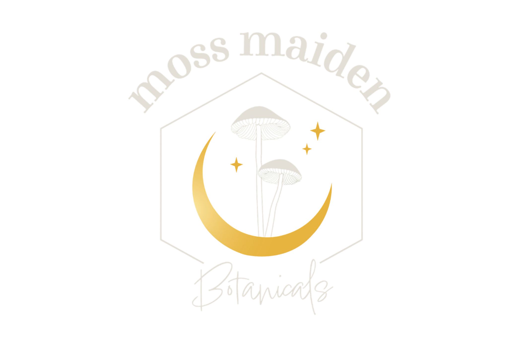 Decorative logo with a hexagonal shape, crescent moon, stars, mushrooms, and the words 'Loudest Major' and 'Touge' in stylized fonts.