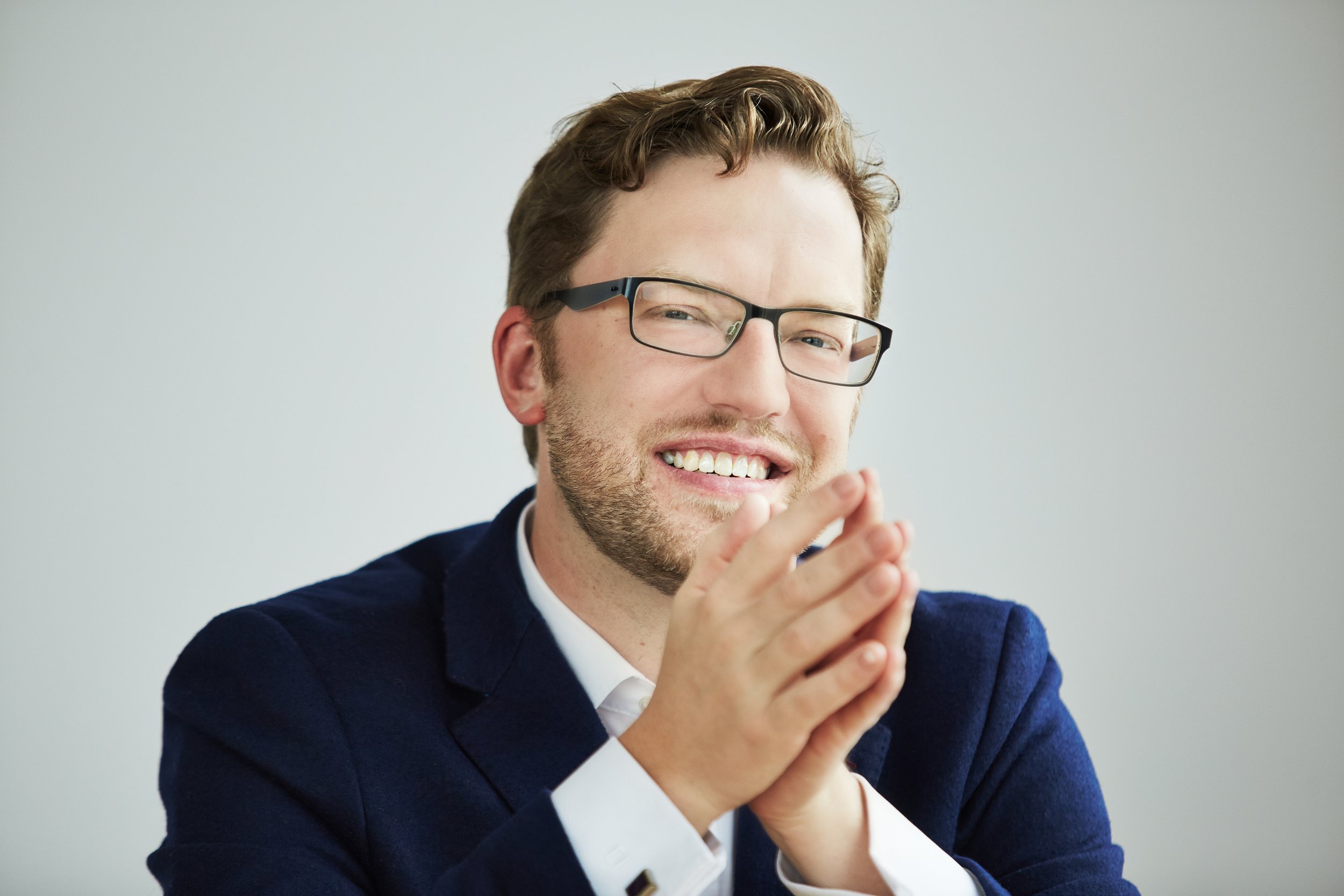 Close-up portrait of Benjamin Bayl