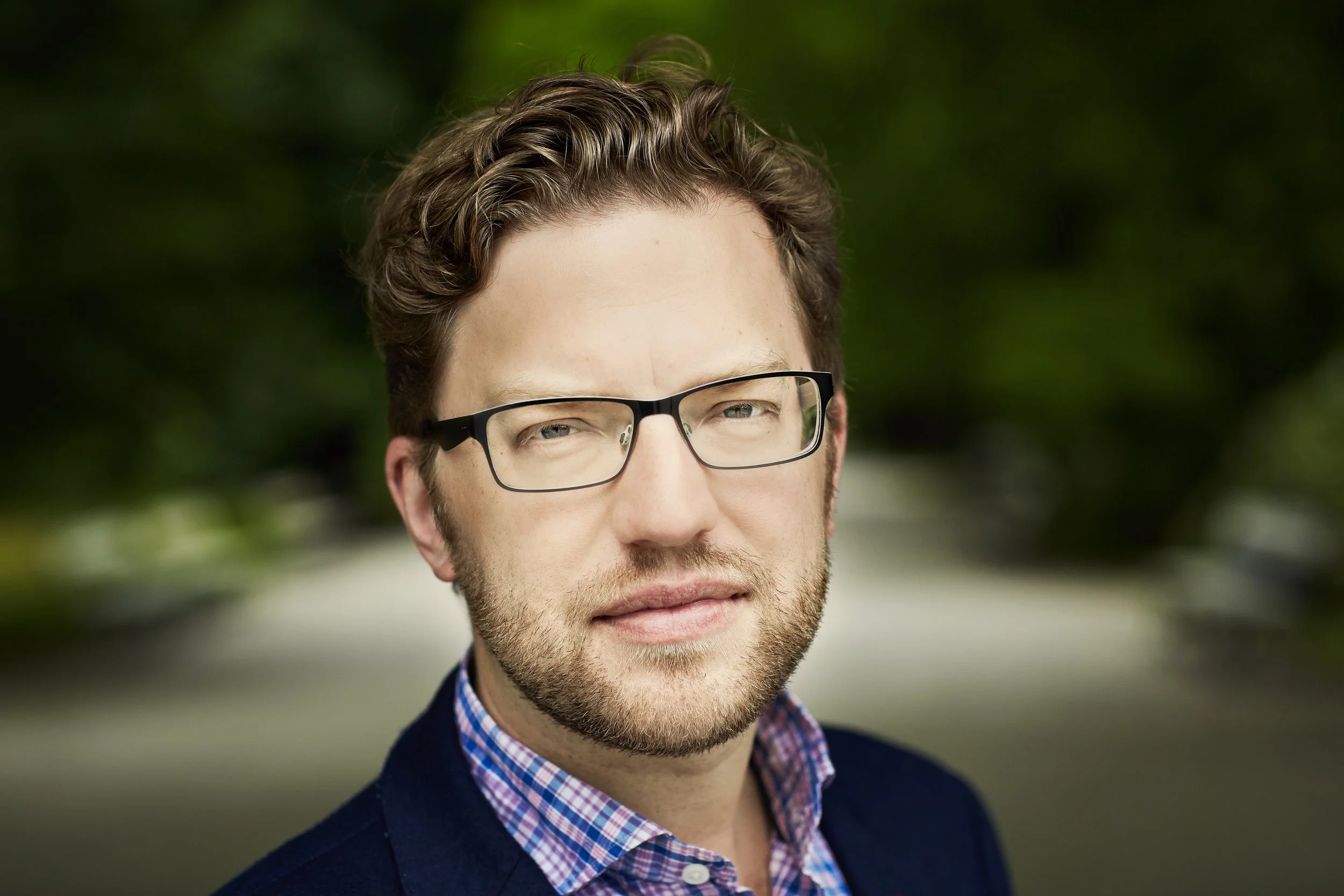 Close-up portrait of Benjamin Bayl