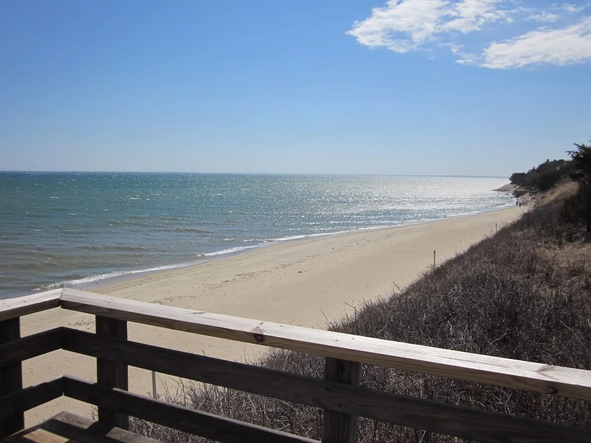 View of the beach