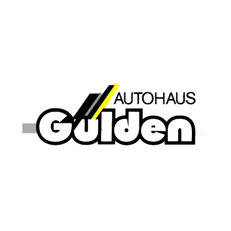 Logo des Autohauses Golden mit schwarzer, grauer, weißer und gelber Gestaltung