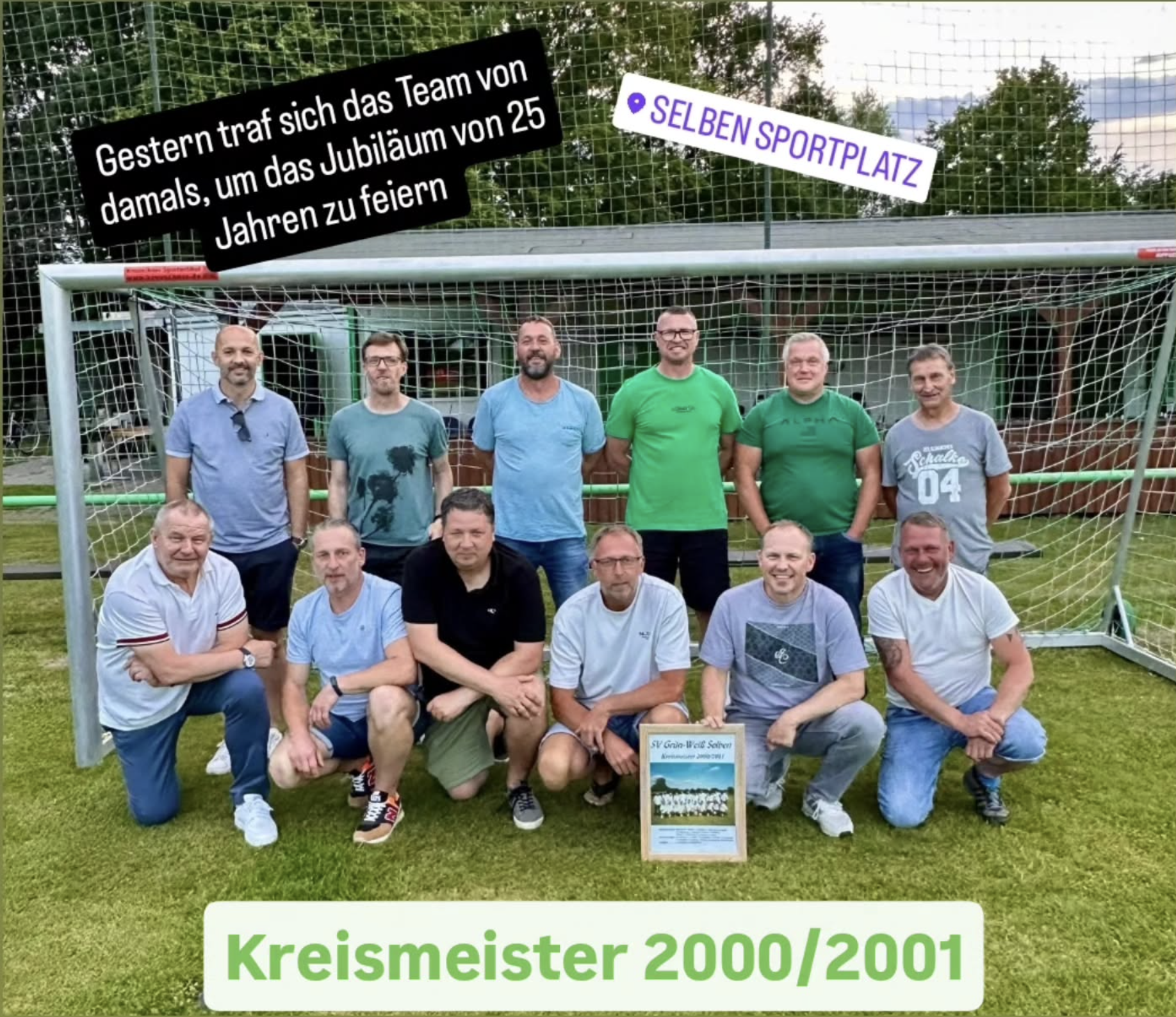 Kreismeister 2000/2001 treffen sich nach vielen Jahren wieder