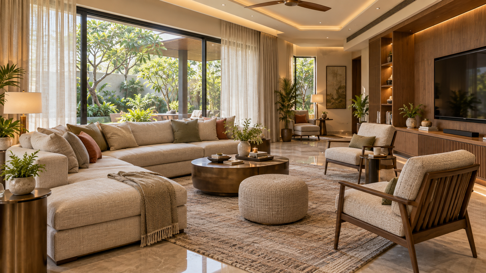 The Family Lounge: Everyday Comfort at the Heart of a Luxury Villa