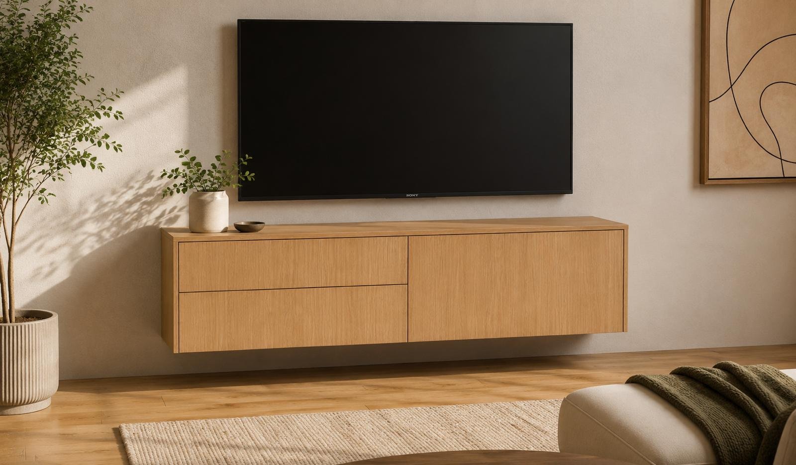 Basic TV Stand With Drawers