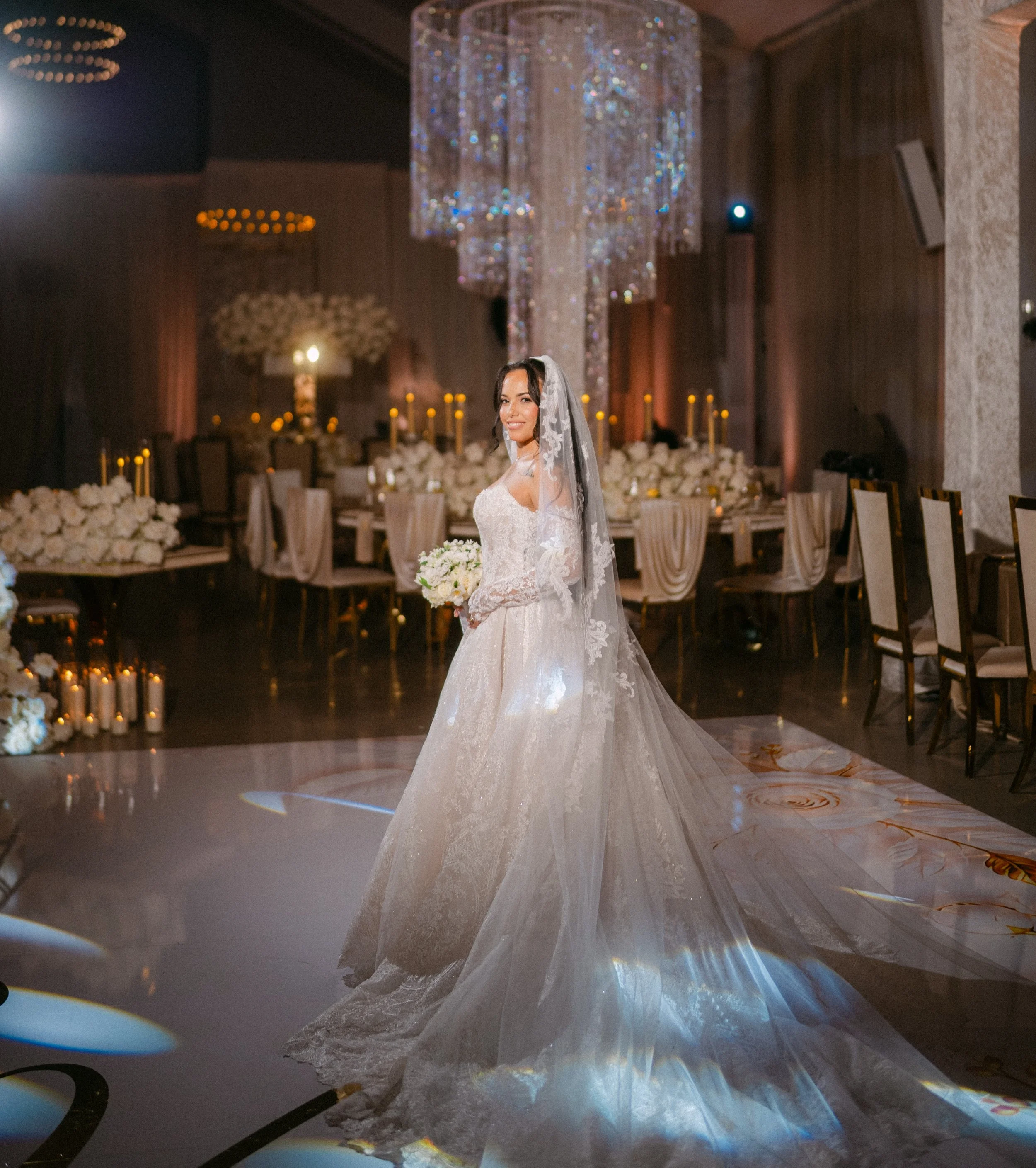 Here comes the bride! 
Wedding planner @eventsbycarmen 
Photographer @jeffreiis 
Venue @thewhiteorchidfl
Event production @weventdesign 
Lighting production / DJ @ispdj @tonythehitman 
Florals and decor @poncefloraldesign