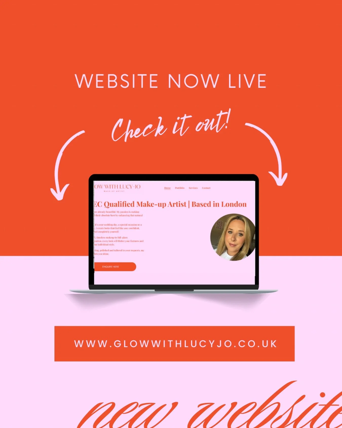 My website is now LIVE ✨ 

You can find out more about me, explore my services, see my work and, of course, get in touch to book!

Check it out and let me know what you think!

🔗www.glowwithlucyjo.co.uk

#watfordmakeupartist #hertfordshiremakeuparti