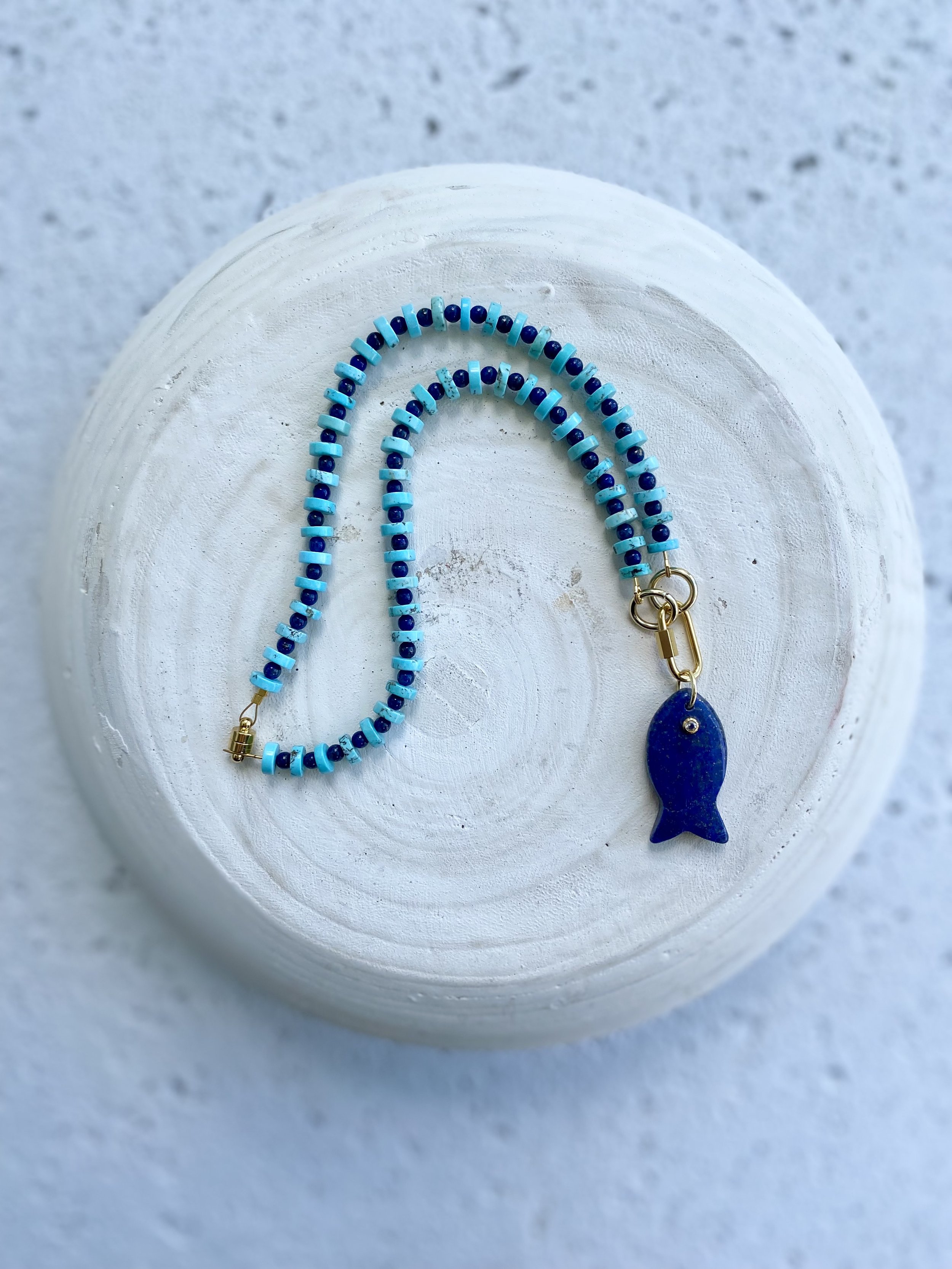 Mermaid's Catch Necklace 17.5"