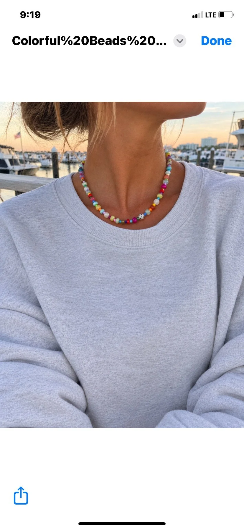 Color Me Happy Necklace 17.5"