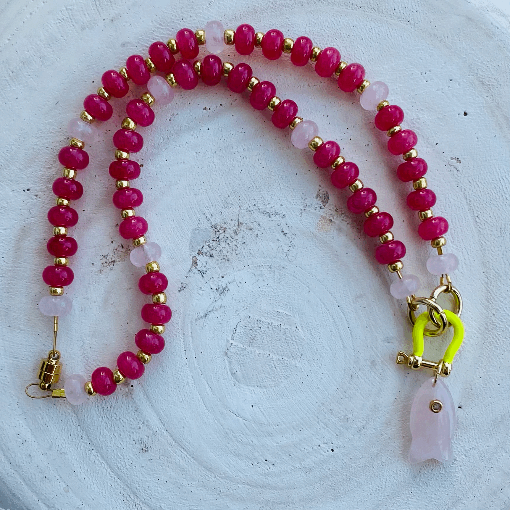 Tidal Rose Necklace 18"