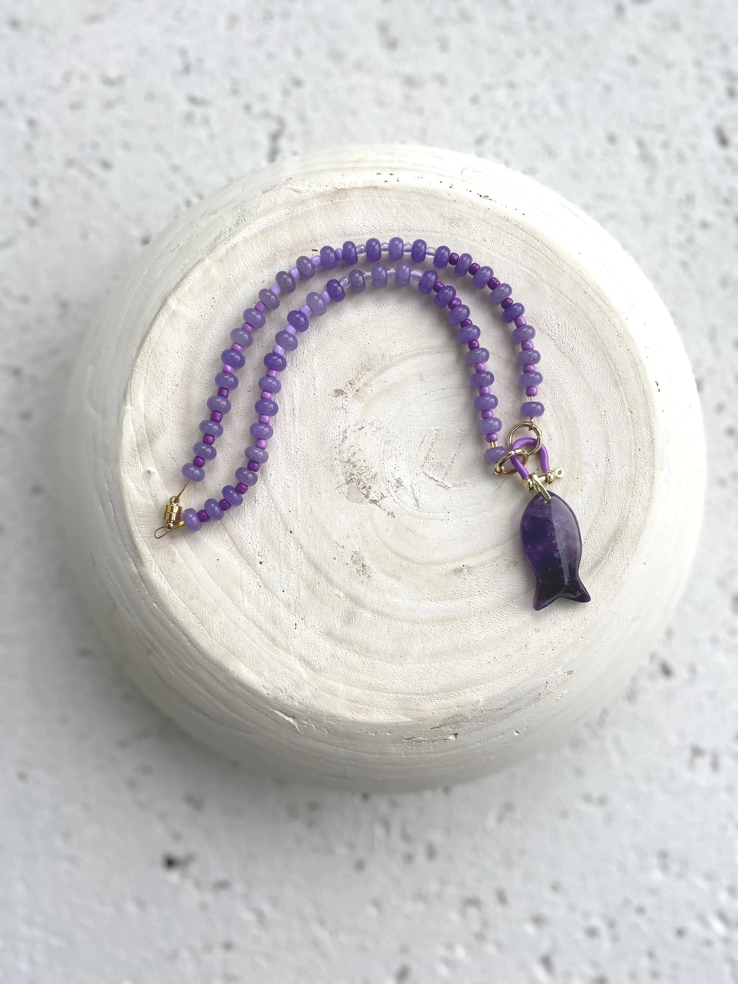 Purple Haze Necklace 18"