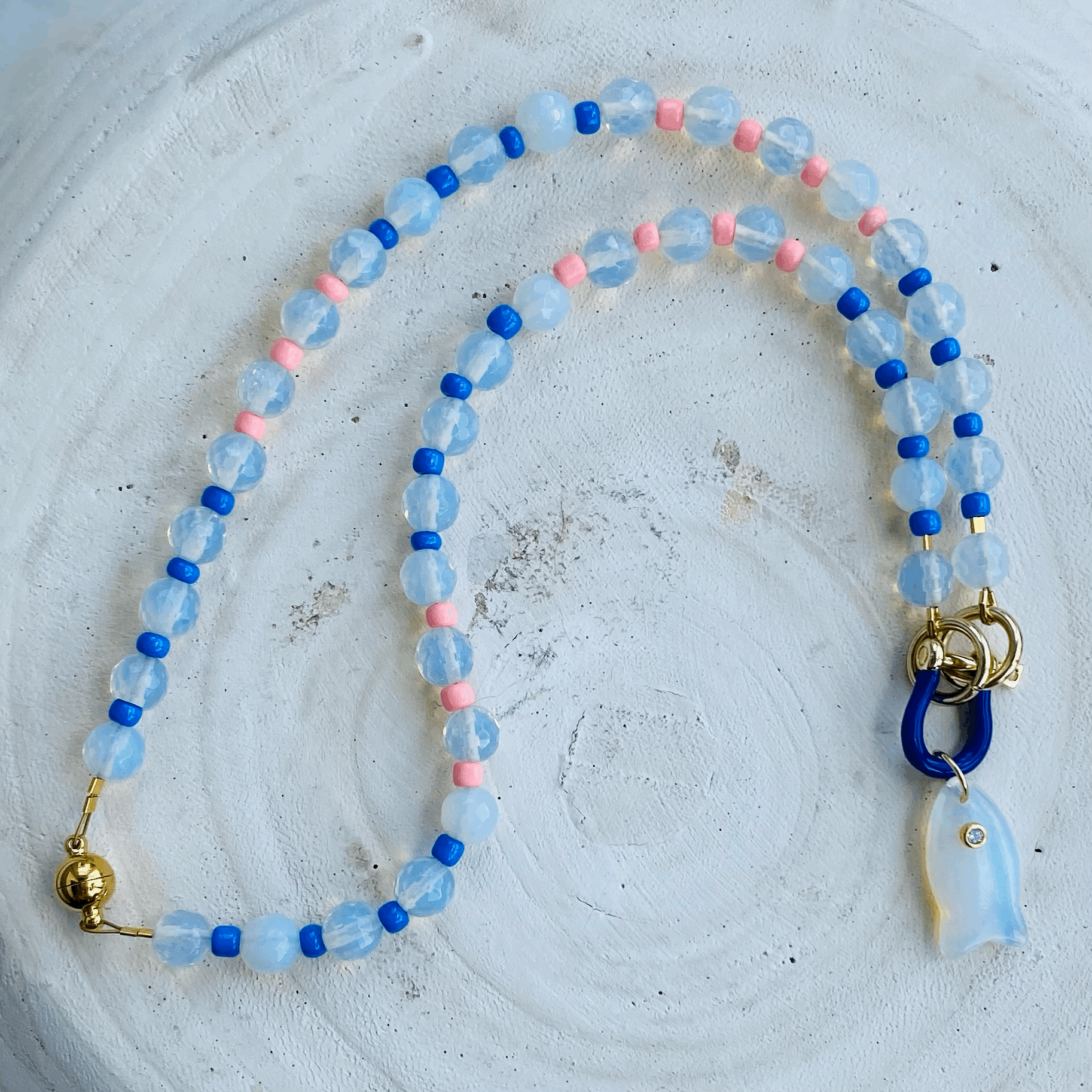 Mystic Fish Necklace 19"