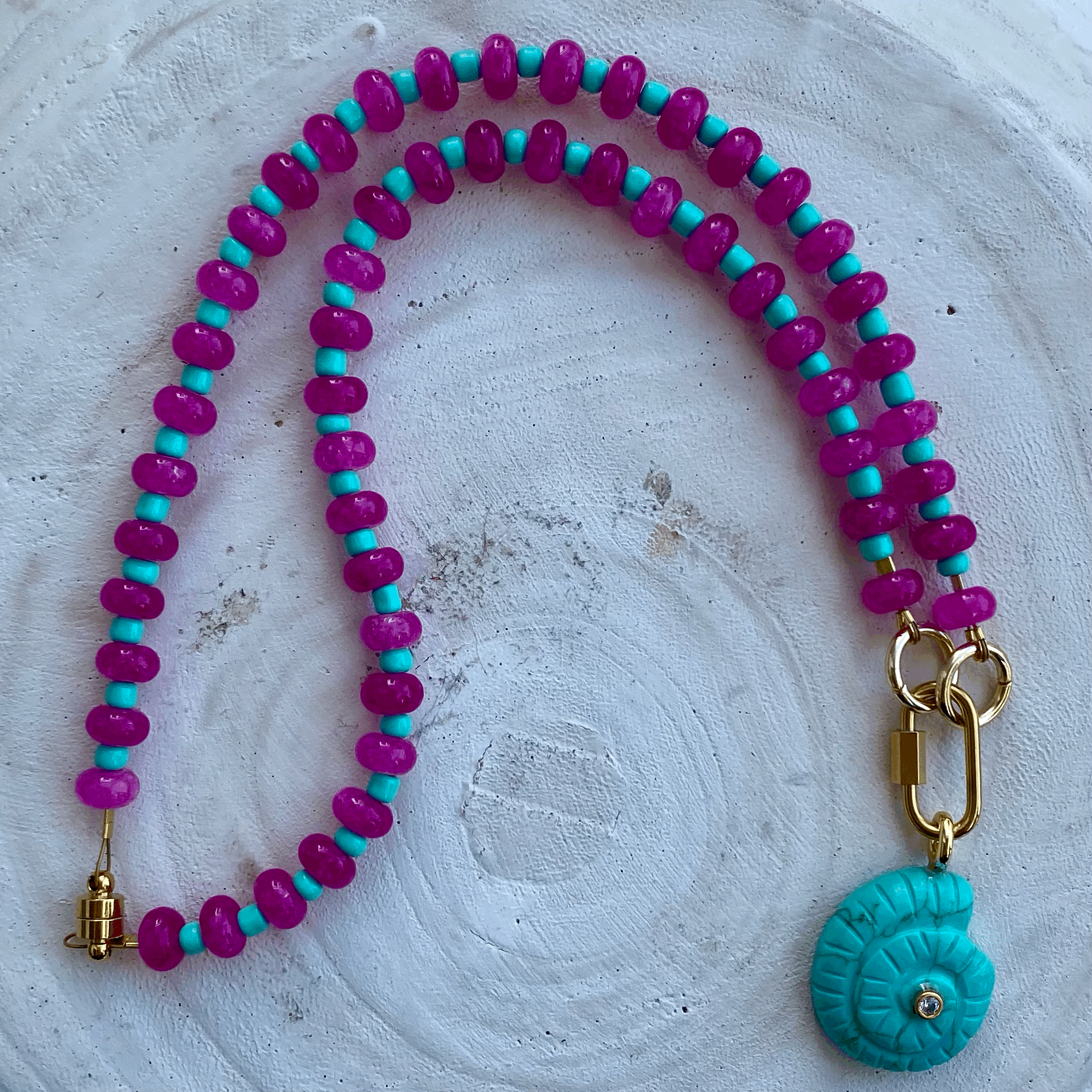 Gypsy Moon Necklace 19"
