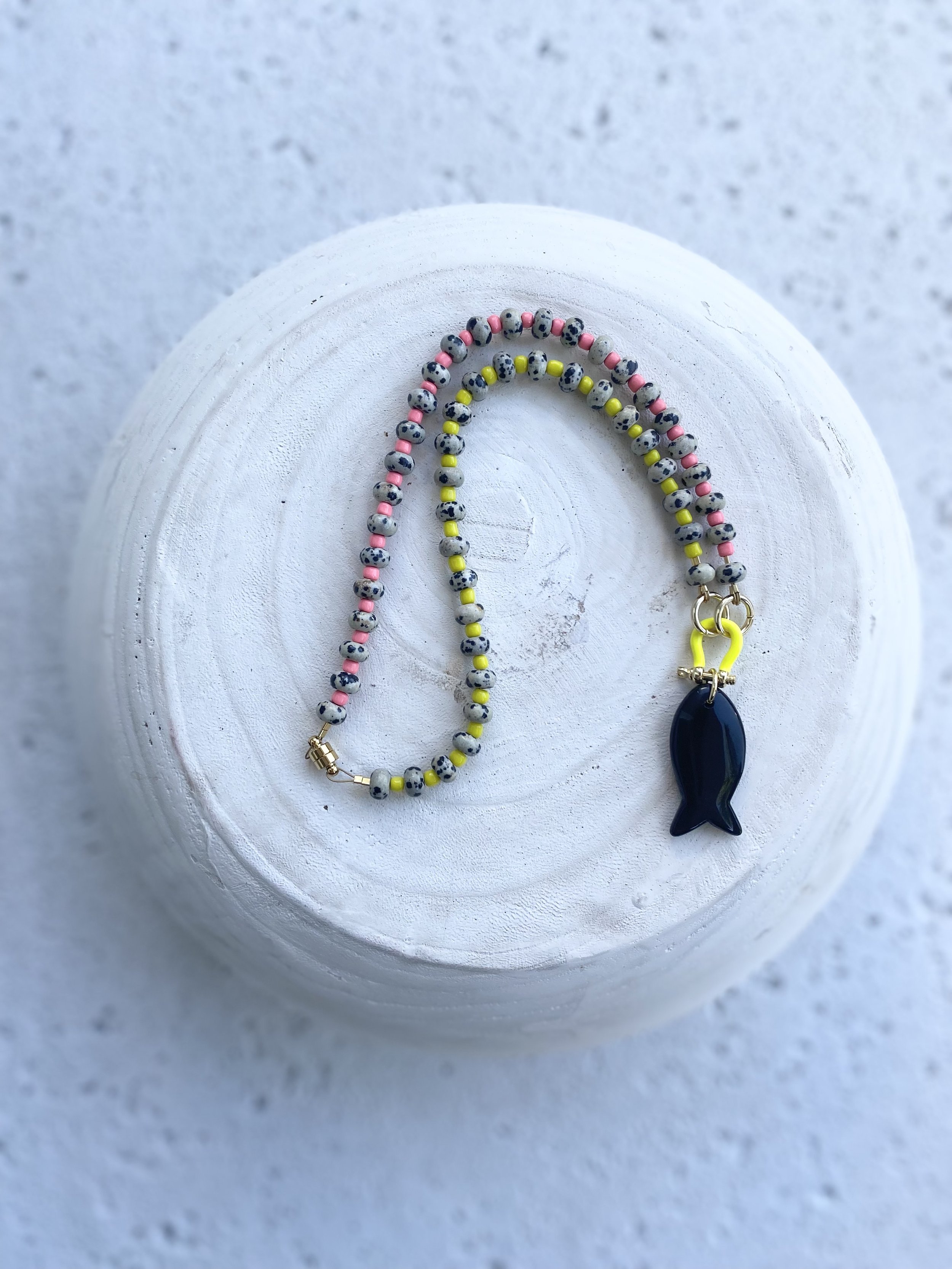 Sea Siren Fish Necklace 19"
