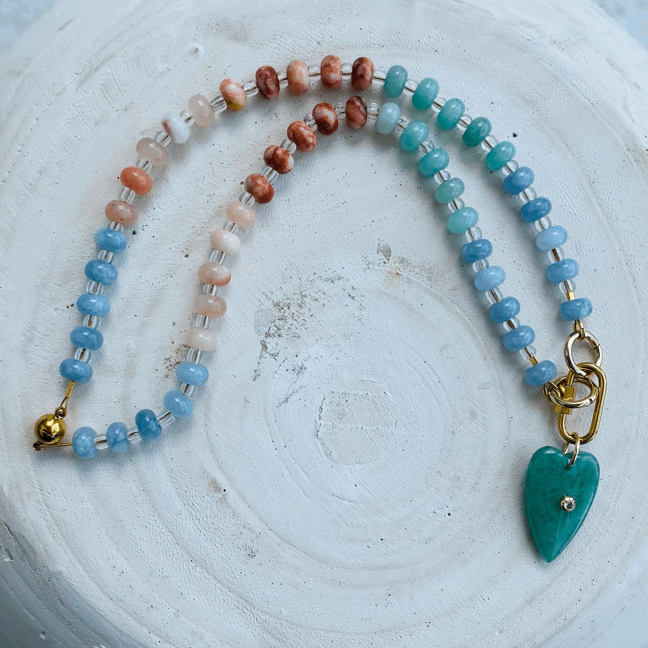 Moonstone Necklace 18.5"