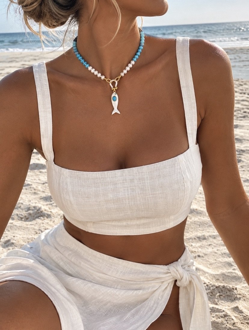Sail Away Necklace 16.5"