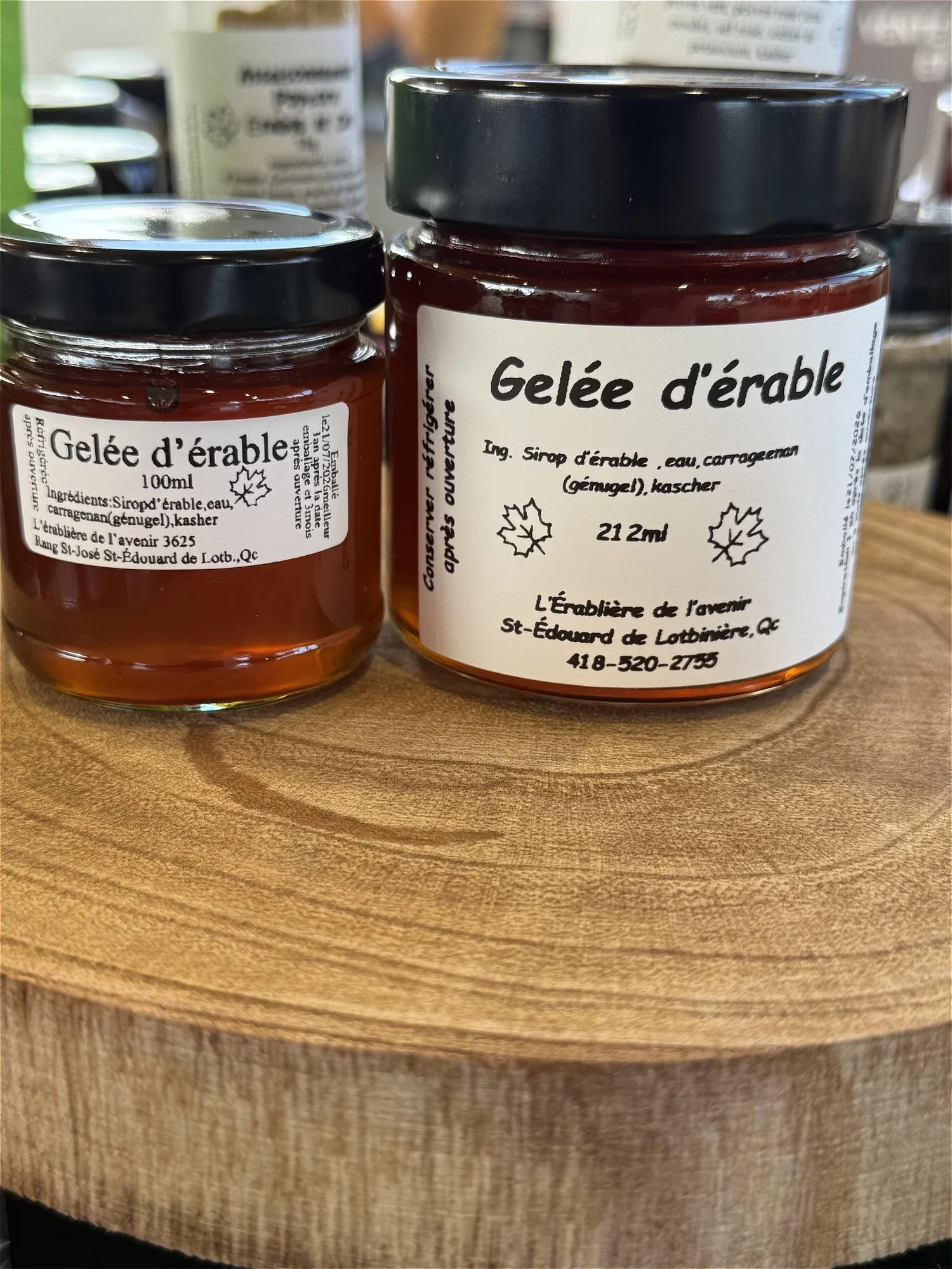Gelée d'érable