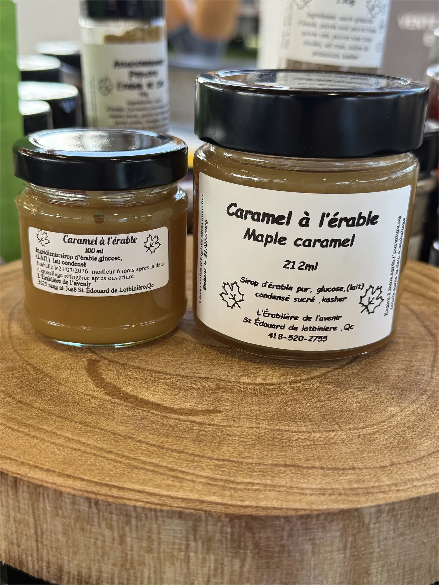 Caramel d'érable - Caramel fleur de sel