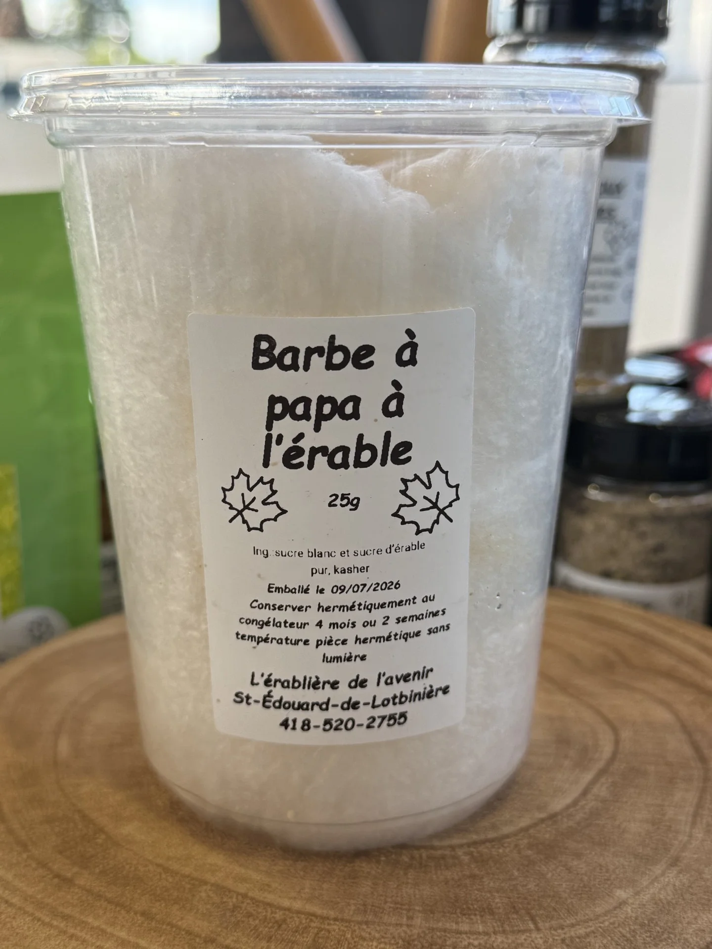Barbe à Papa à l'érable