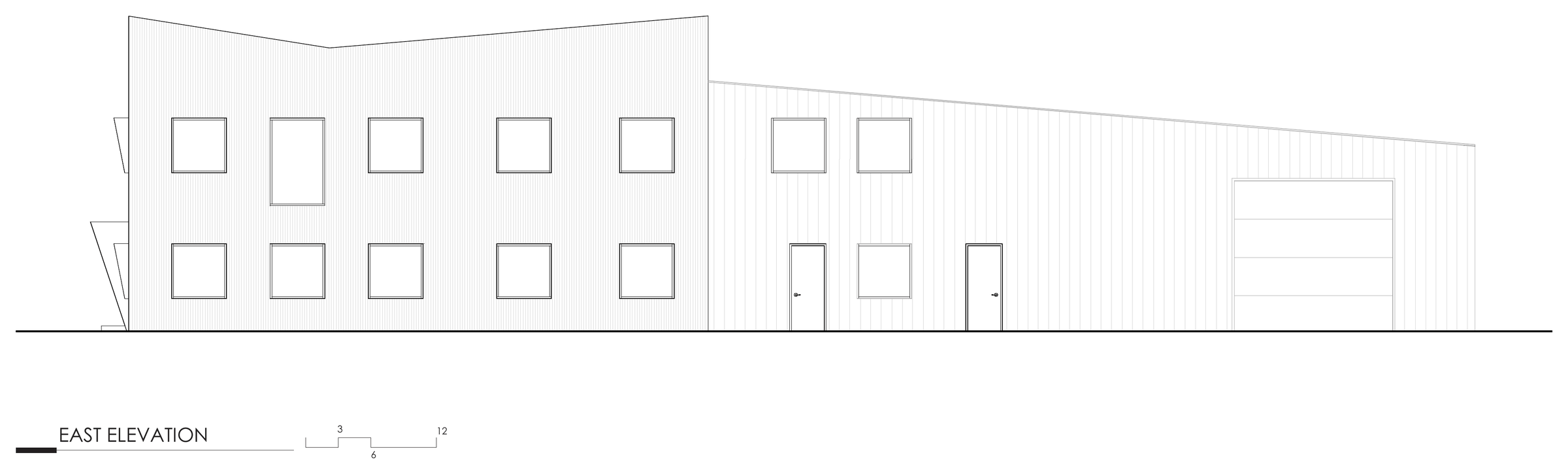 East elevation.