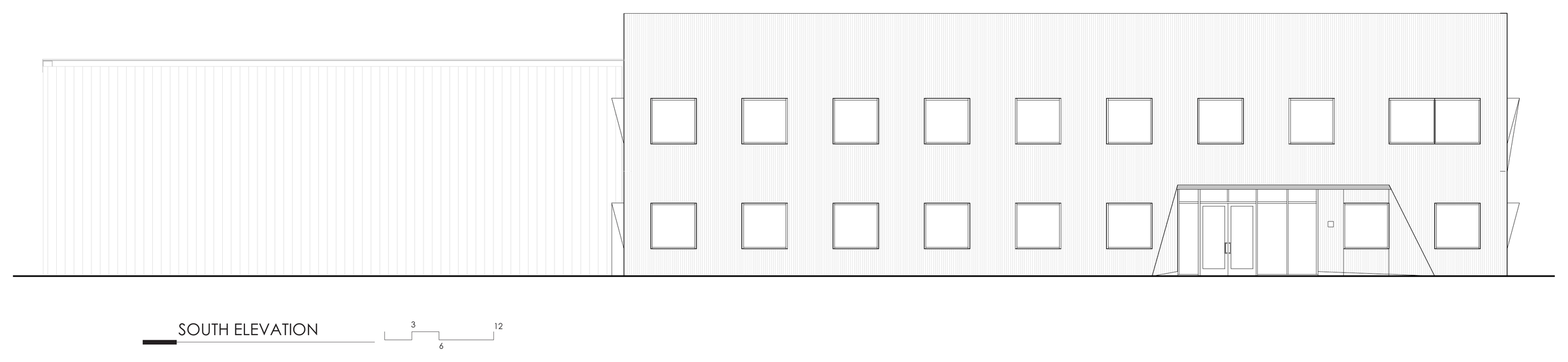 South elevation.