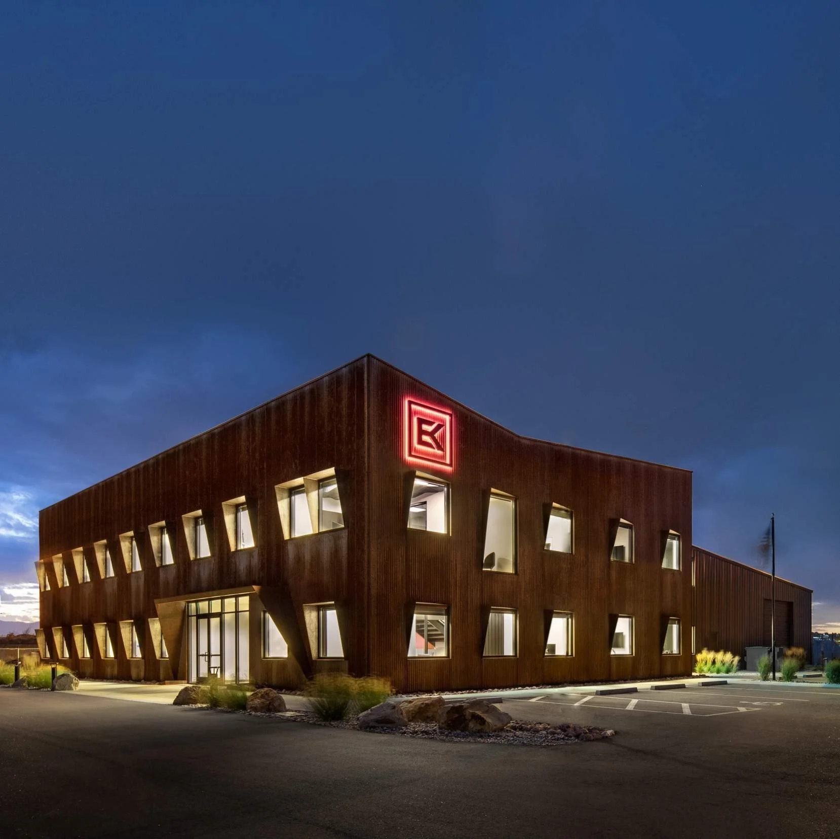 A refined, simple building drawn from Colorado's mining vernacular.