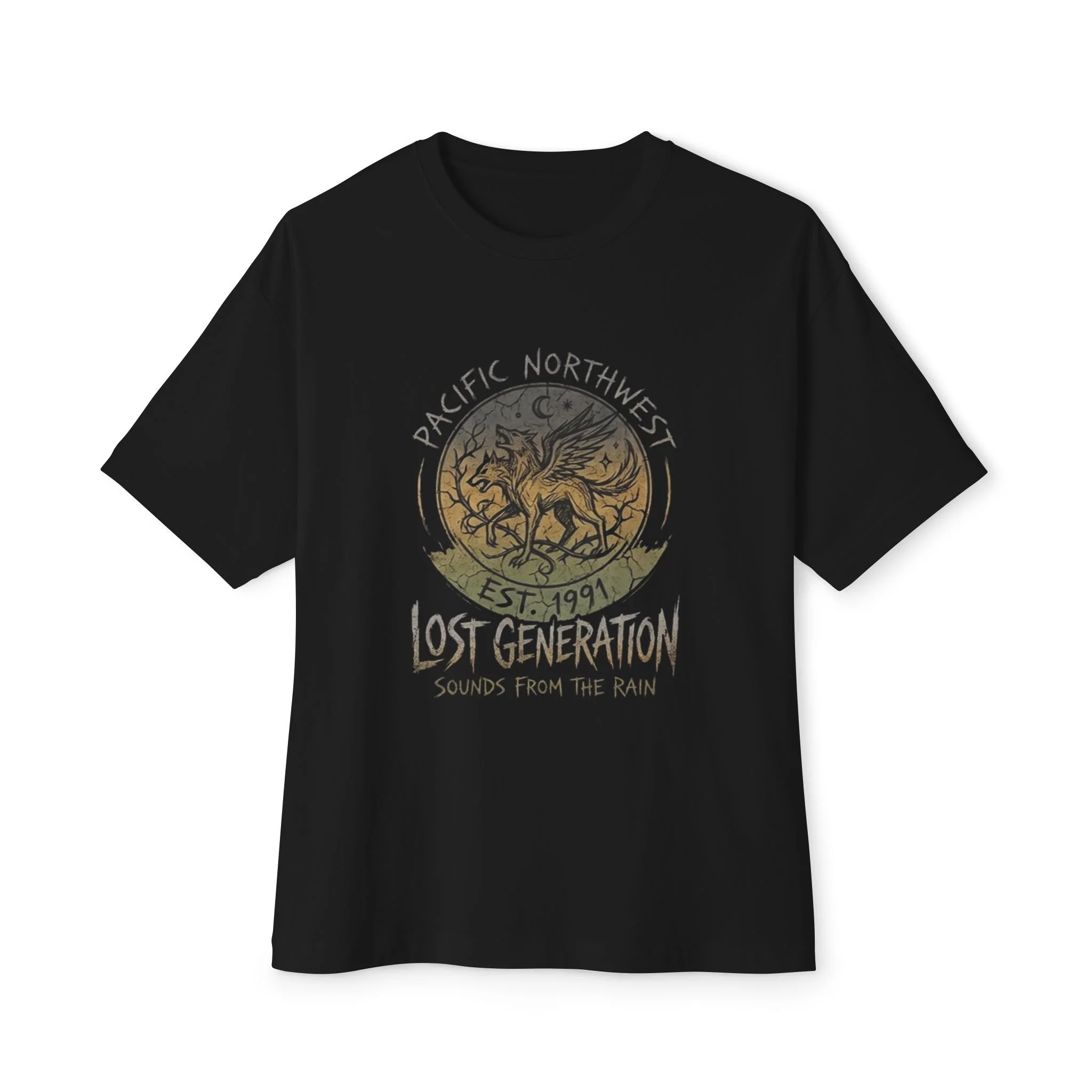 Lost Generation Pacific Northwest Tee — 'Sounds From The Rain' Graphic Shirt
