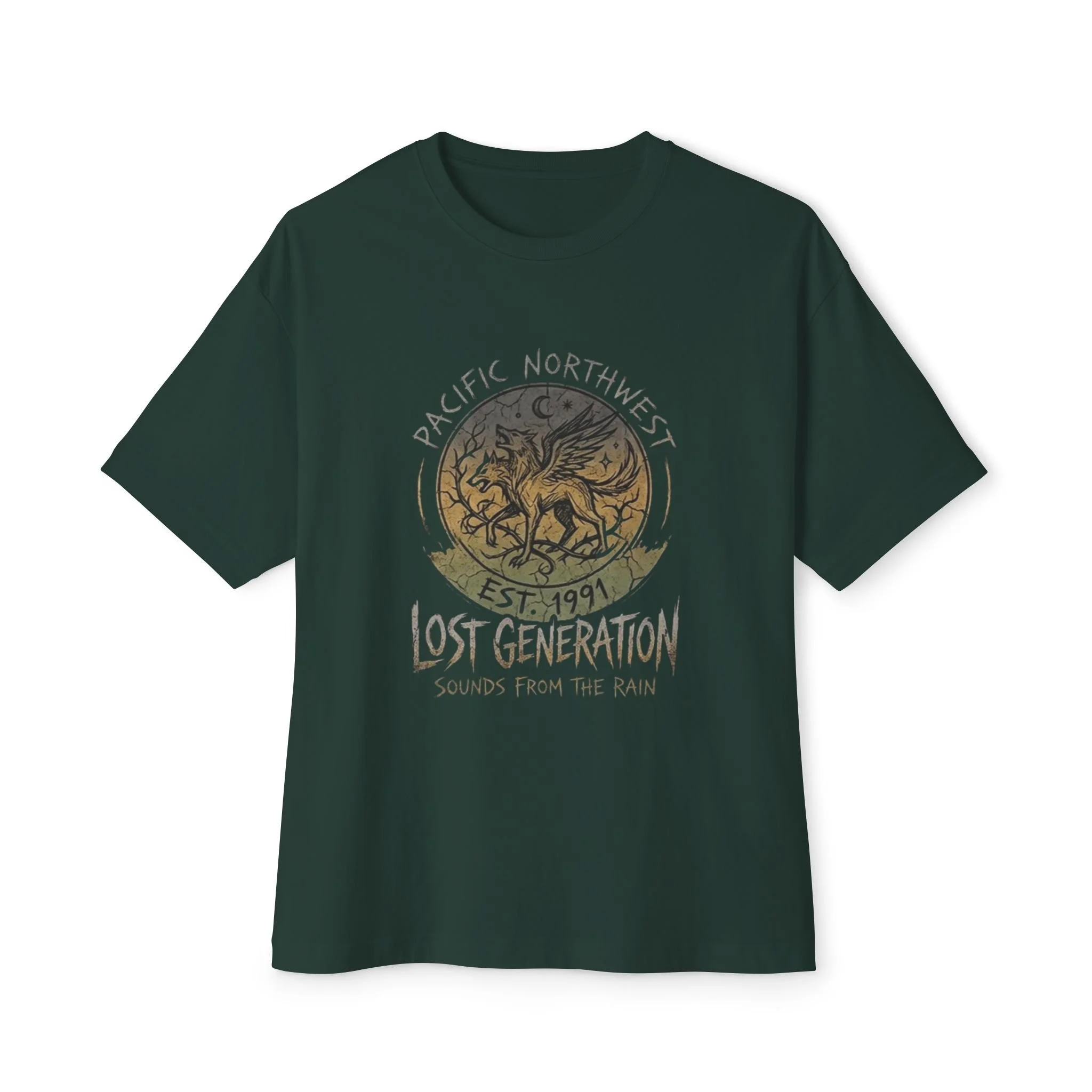 Lost Generation Pacific Northwest Tee — 'Sounds From The Rain' Graphic Shirt