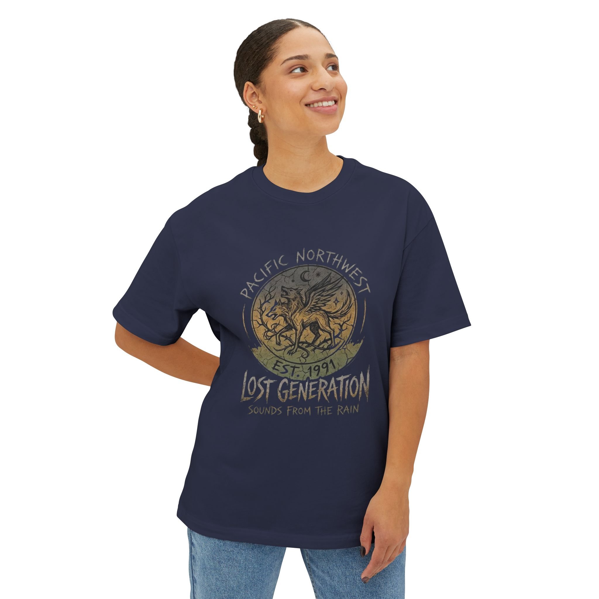 Lost Generation Pacific Northwest Tee — 'Sounds From The Rain' Graphic Shirt