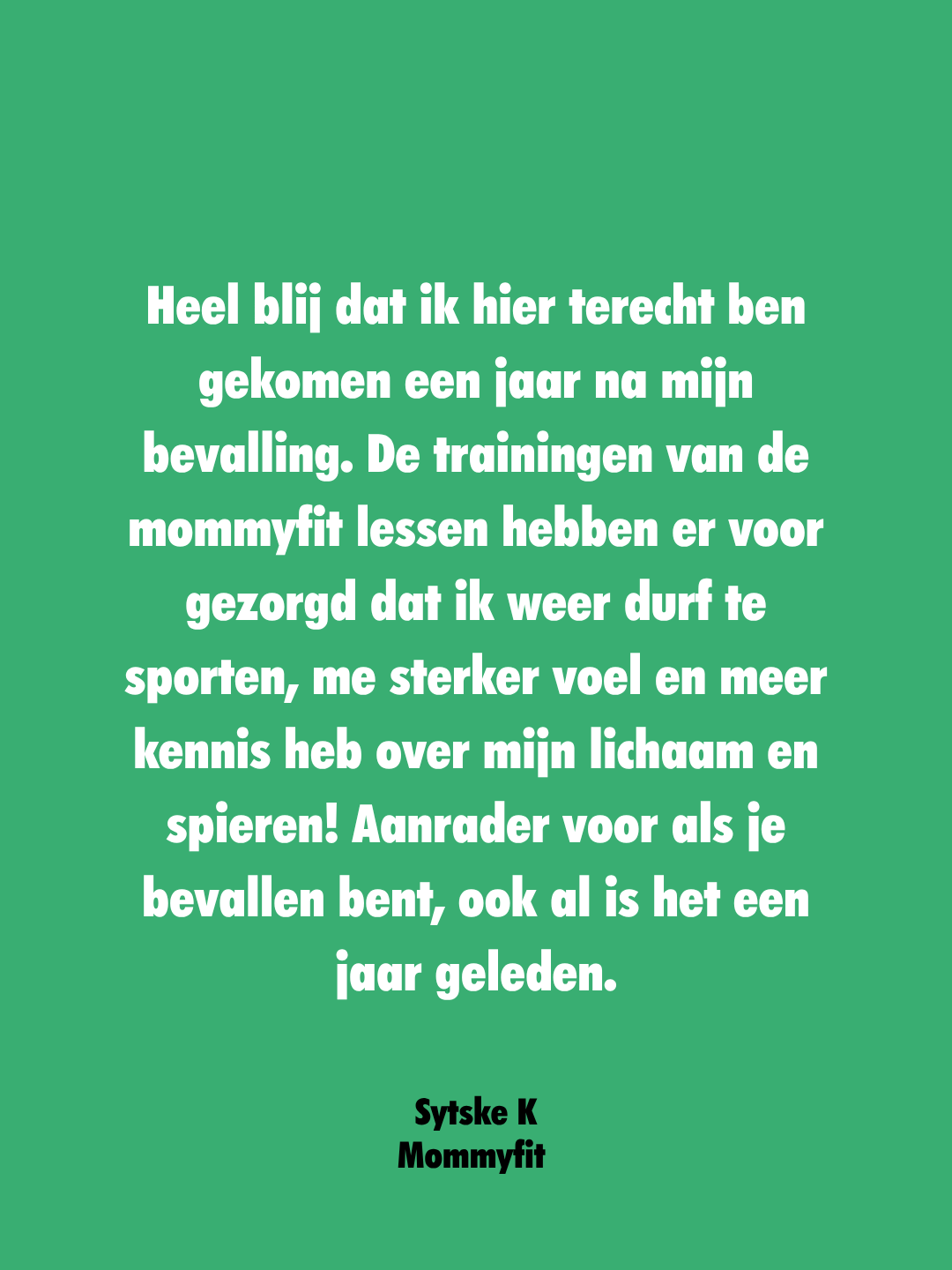 mommy fit review Bamboogym | De fysioboutique