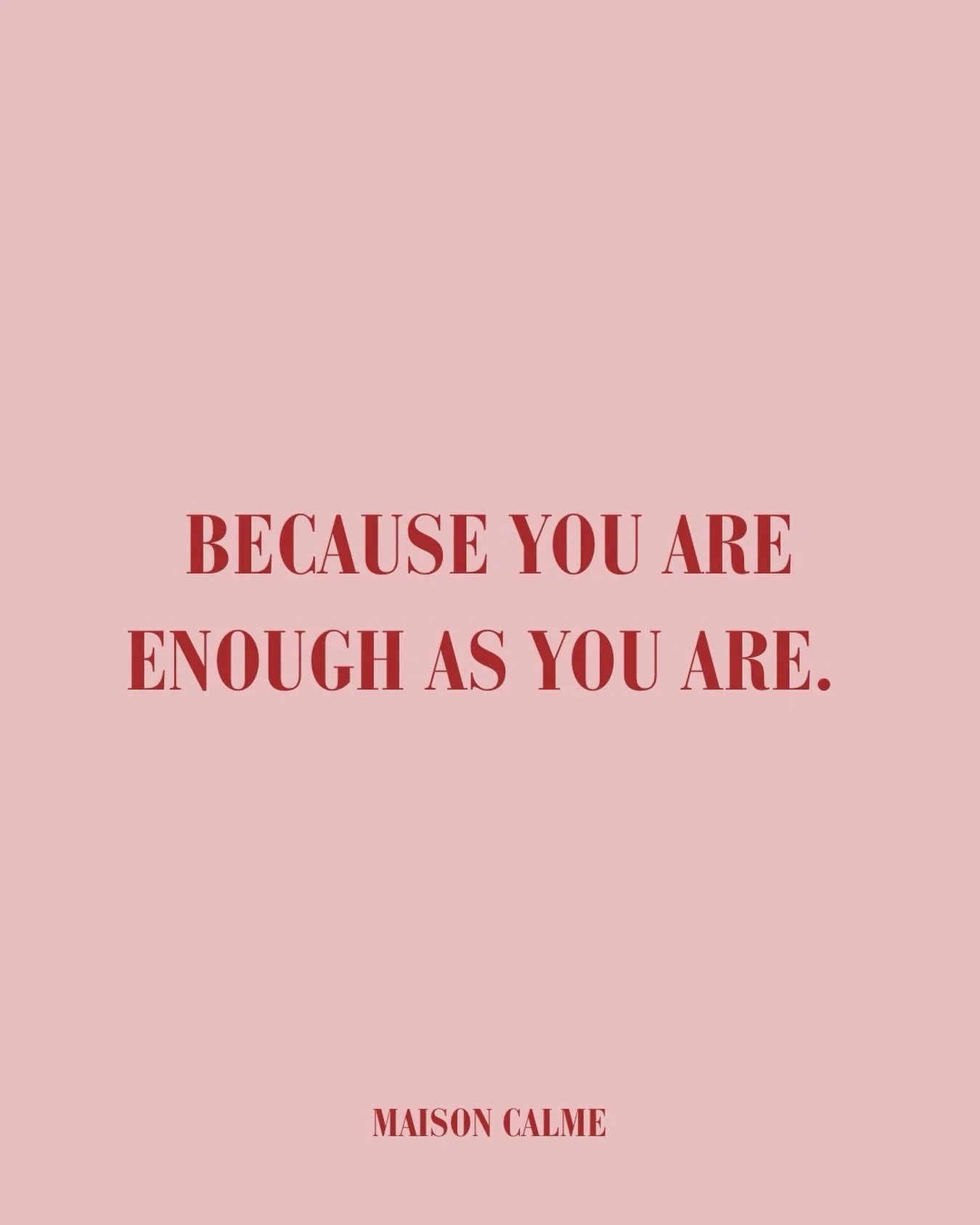 Yes, Yes, you are. &hearts;️

A little reminder for the weekend ahead: tune in to what you really feel like doing &mdash; and not doing.

What gives you energy, and what doesn&rsquo;t?
What is causing self-doubt or taking away your space?
What would 