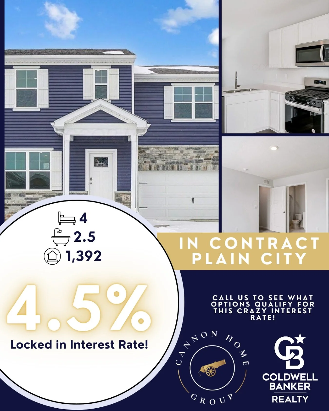 🤯 Mortgage interest rates in the 6&rsquo;s?! Not for this buyer! They took advantage of a great deal on a new build and locked in a 4.5% rate through the builders lender!

🥳 ADDED BONUS?! The builder is paying for their closing costs! 

📲 There ar