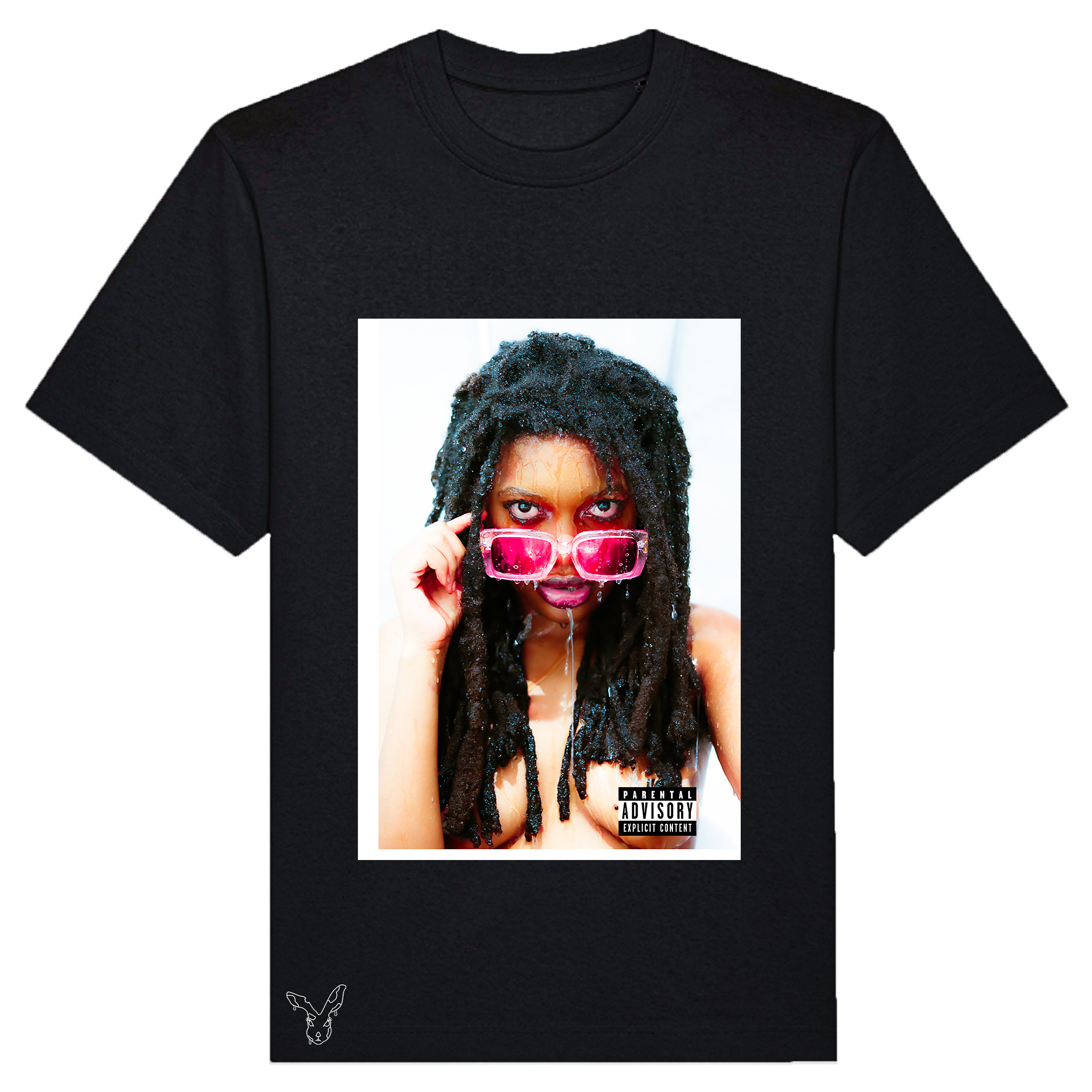Sunglasses Album Cover T-Shirt Black