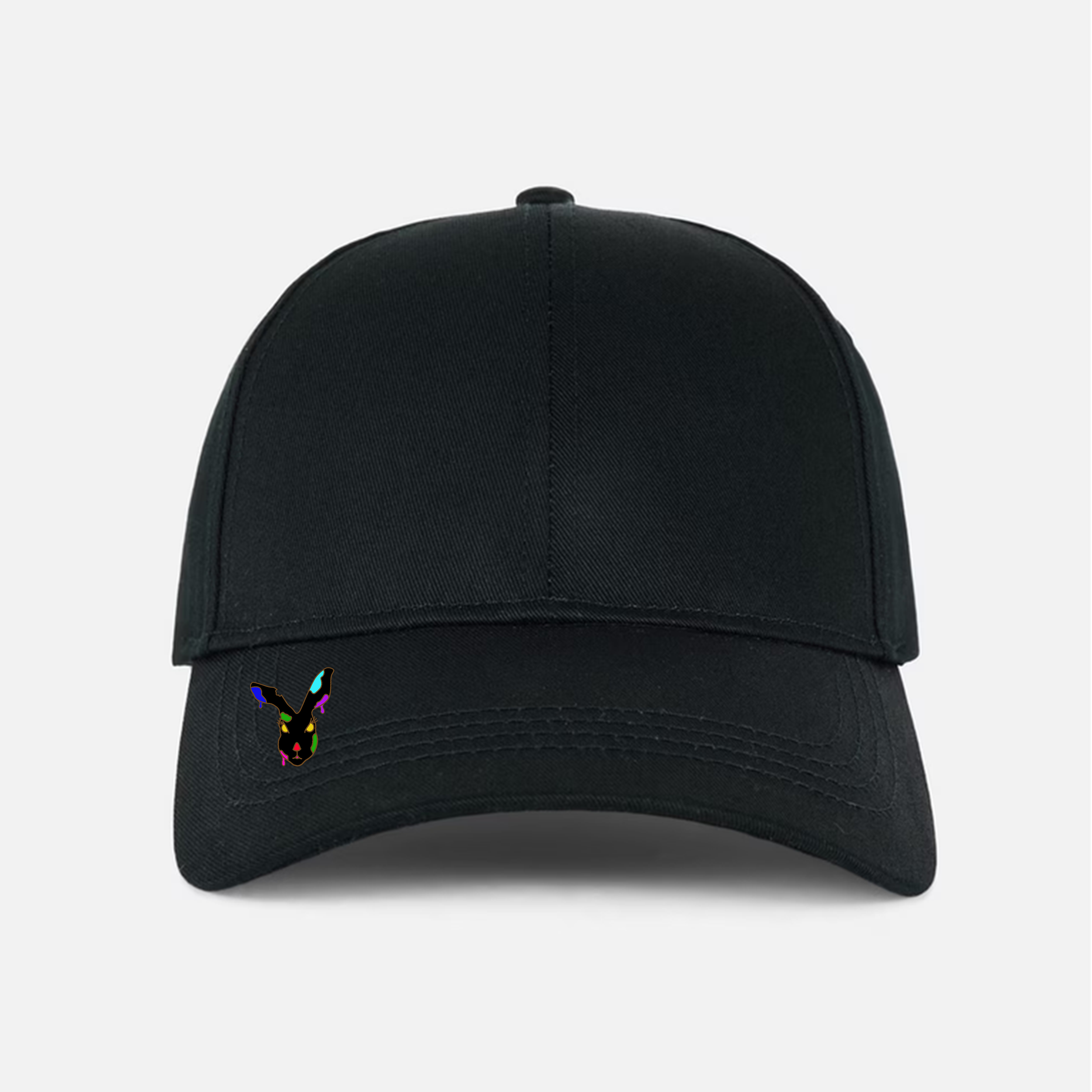 Bunny Baseball Cap Black