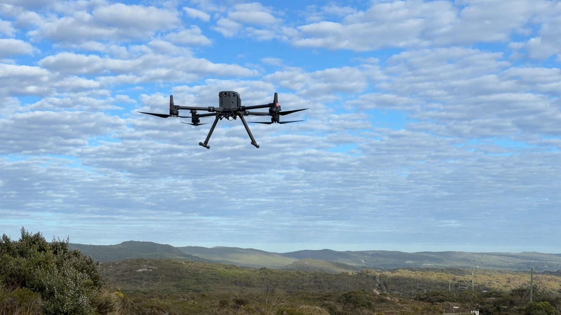 Enterprise drone flying for agricultural data collection in the Great Southern