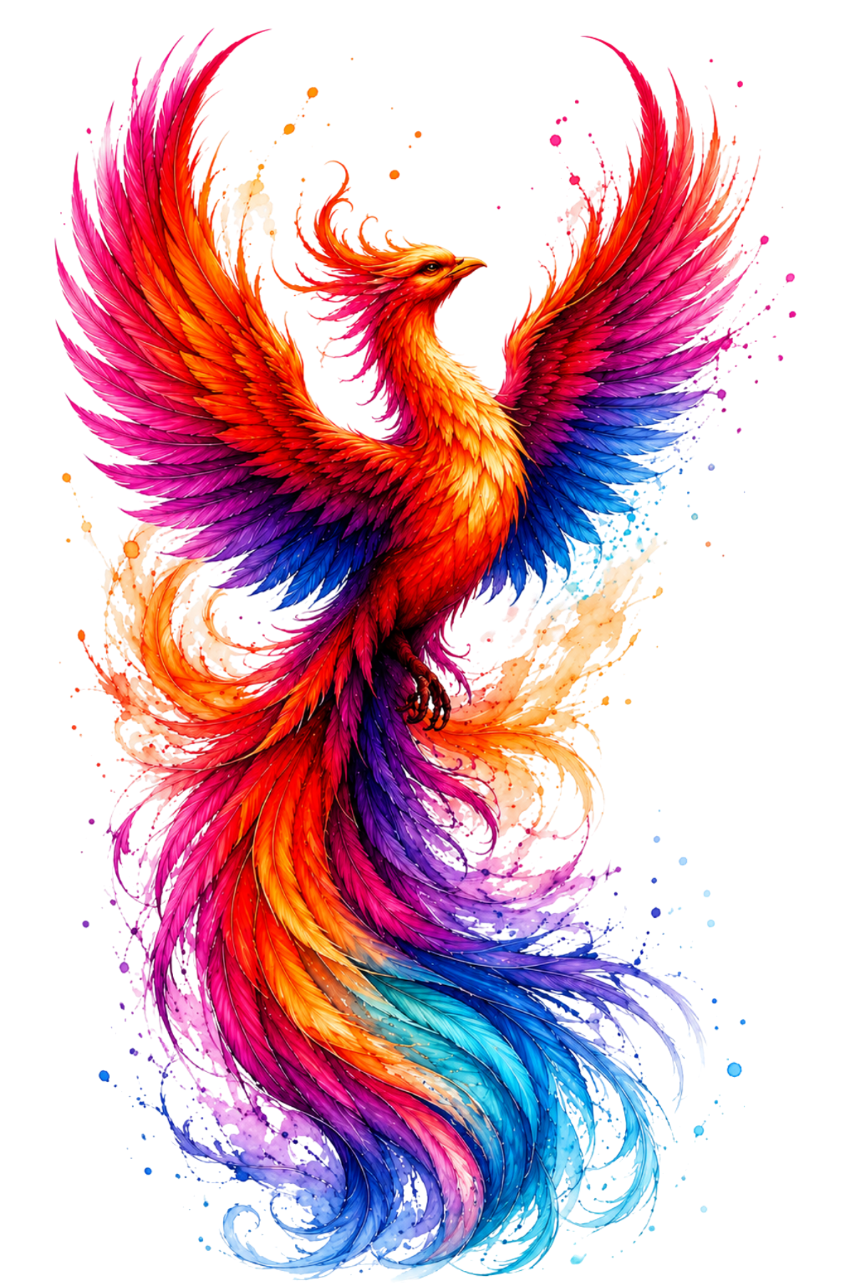 Colourful phoenix representing the Phoenix Mind Body Breathe approach to wellbeing