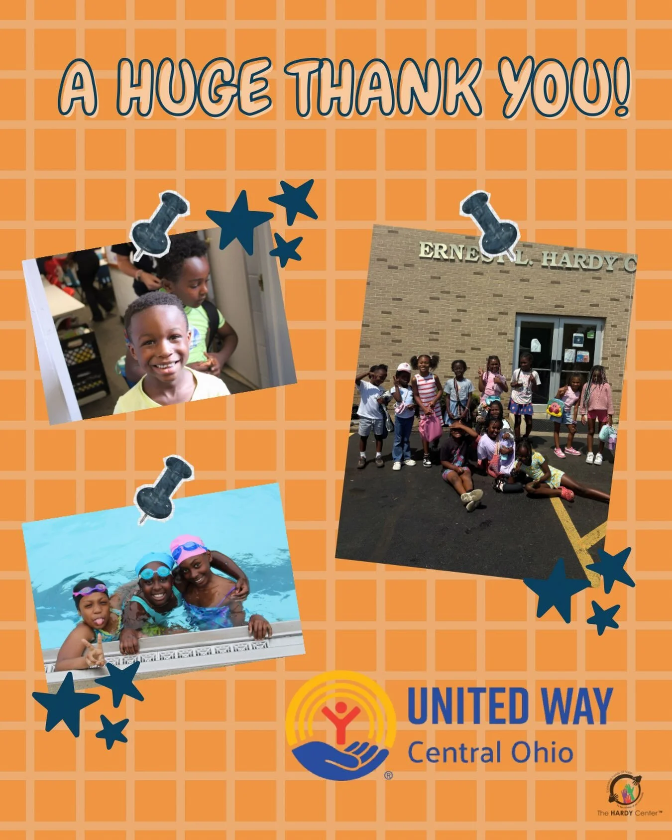 A huge thank you to United Way for sponsoring our summer of fun! We appreciate you! 🧡