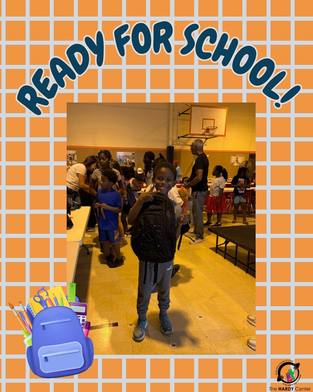Our students are now ready for school! Thank you so much to wonderful women at Your Smile Project for providing The Hardy Kids with book bags for the upcoming school year! 💙