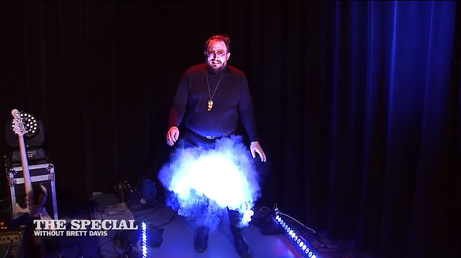 Dale took a dastardly turn as a wellness guide on The Special without Brett Davis on MNN Cable Access.