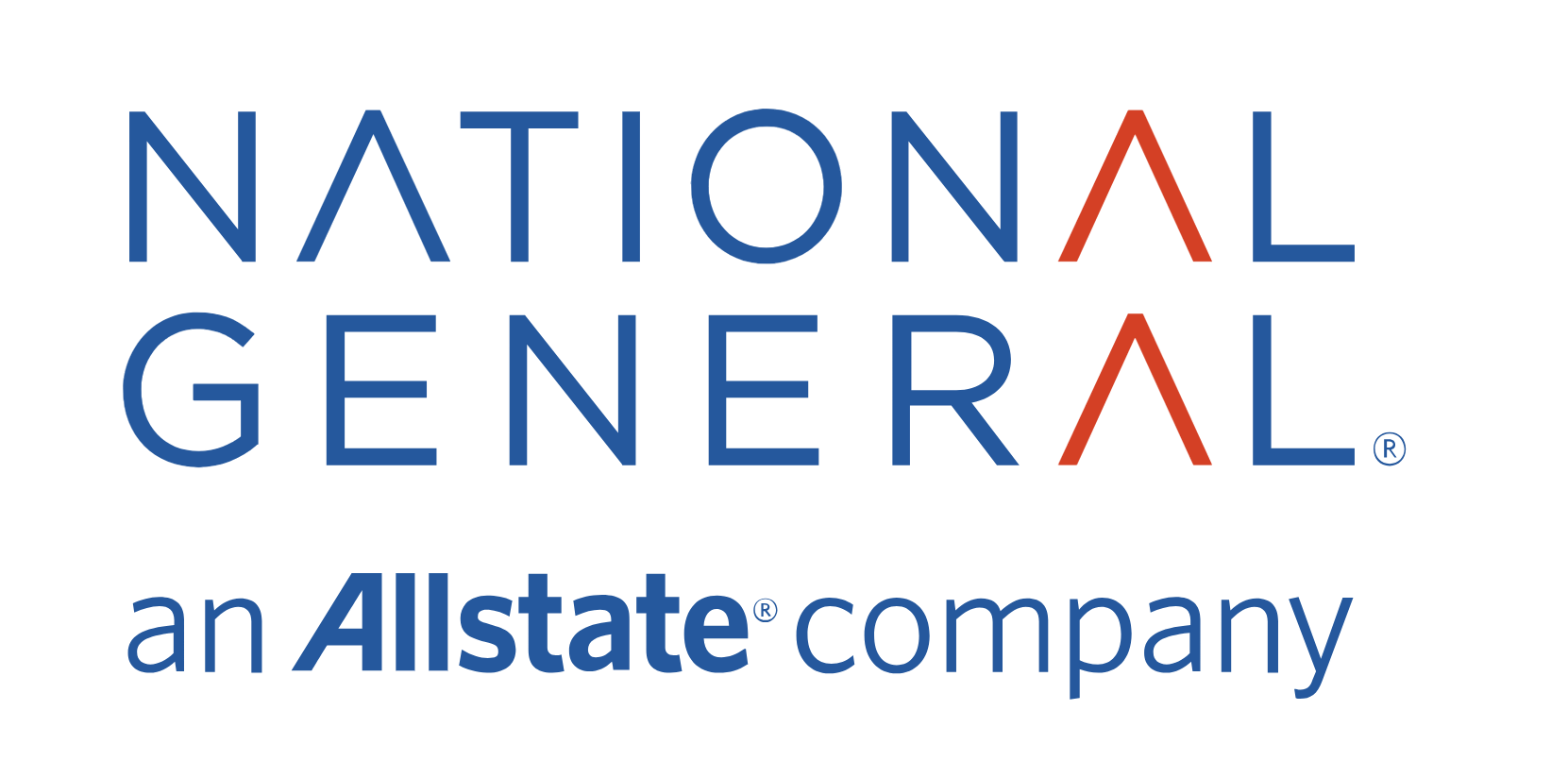 National General logo with red and blue text and a tagline that says 'an Allstate company'.