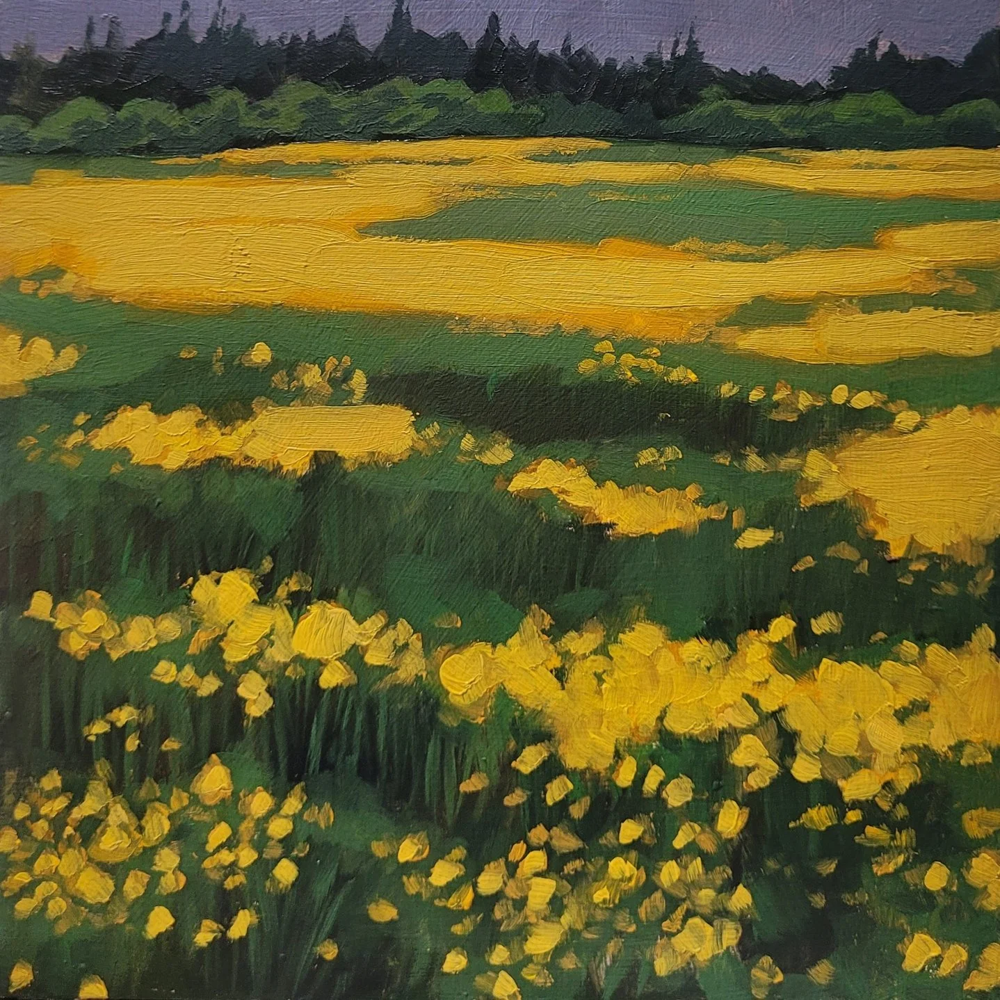 The Earth laughs in flowers. #76 (06-08-25). On display and for sale at The Wilds.