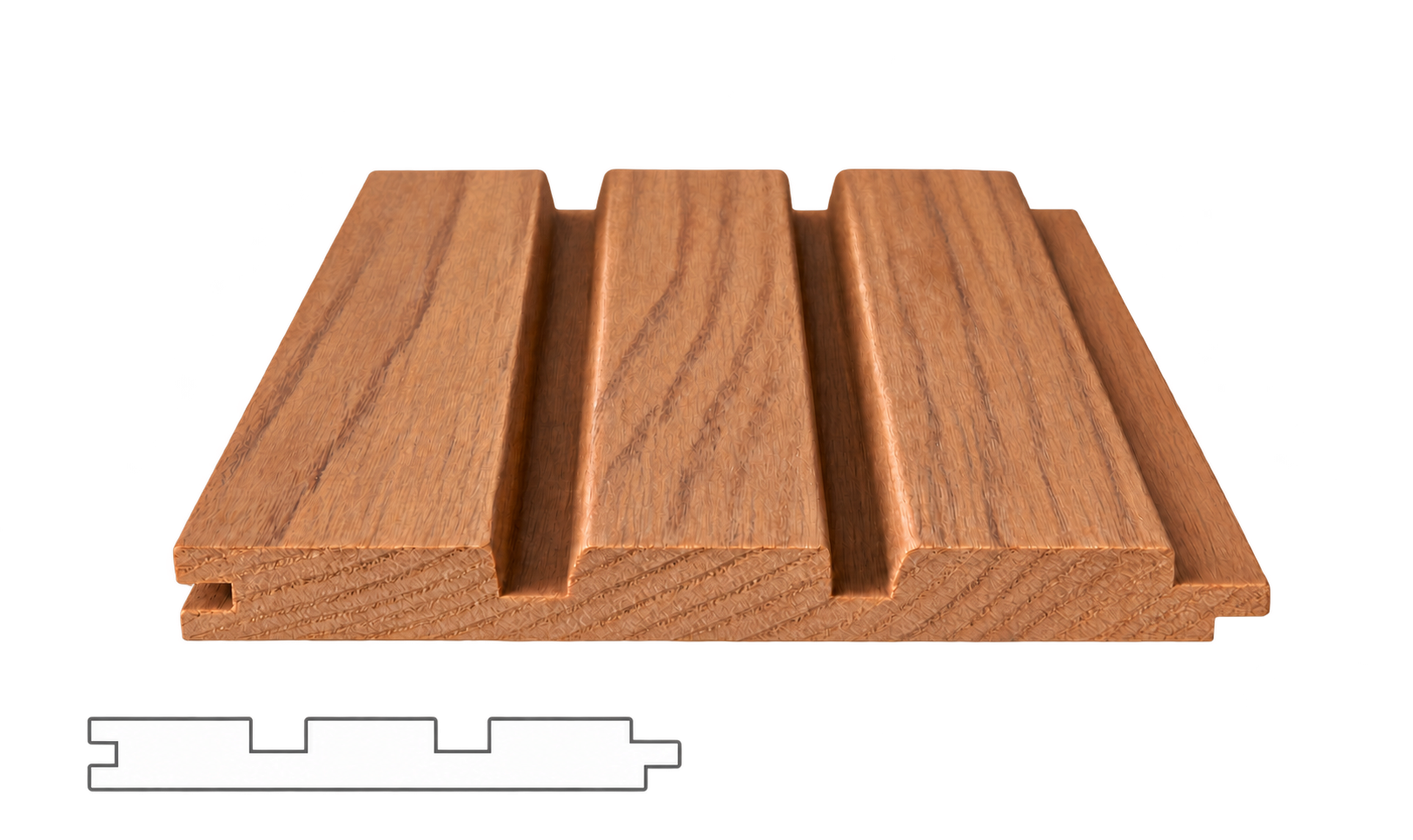 Triple Shadow
Width: 5 x 1
Flute: 1 1/2
Gap 1/2