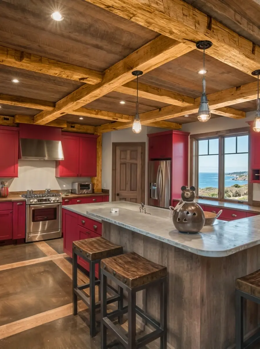 HAND HEWN BEAMS
